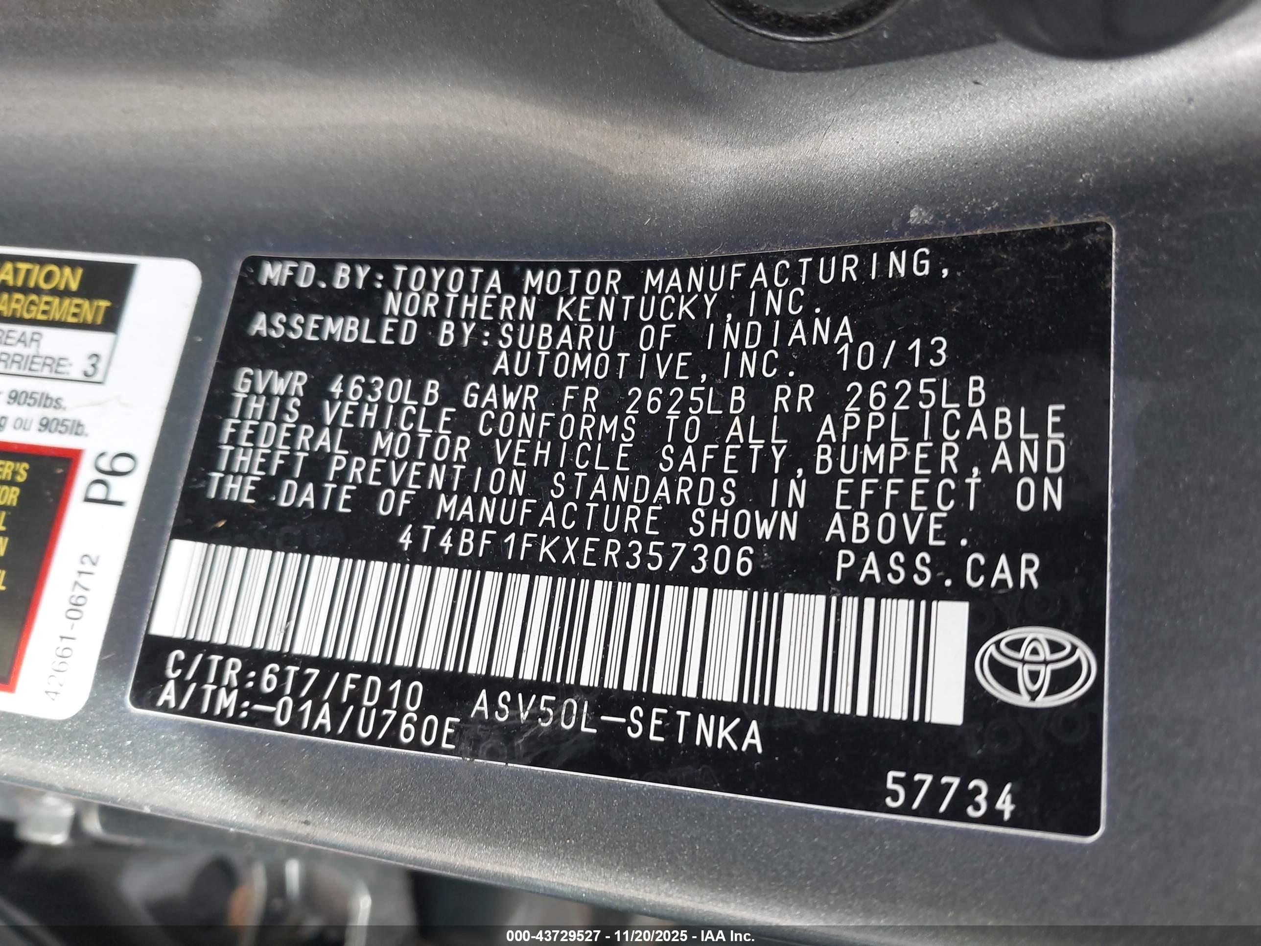 TOYOTA CAMRY image 9