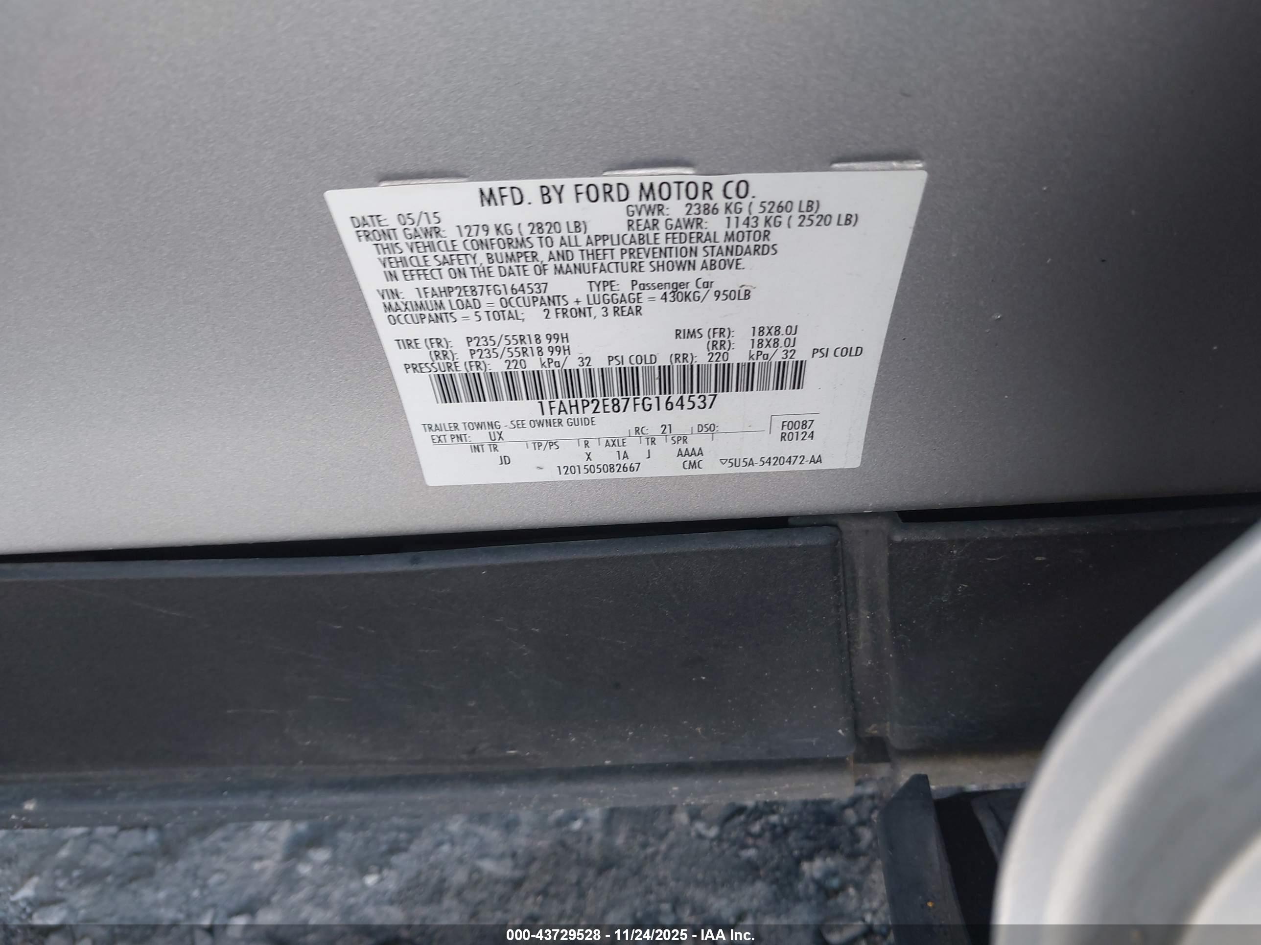 FORD TAURUS image 9