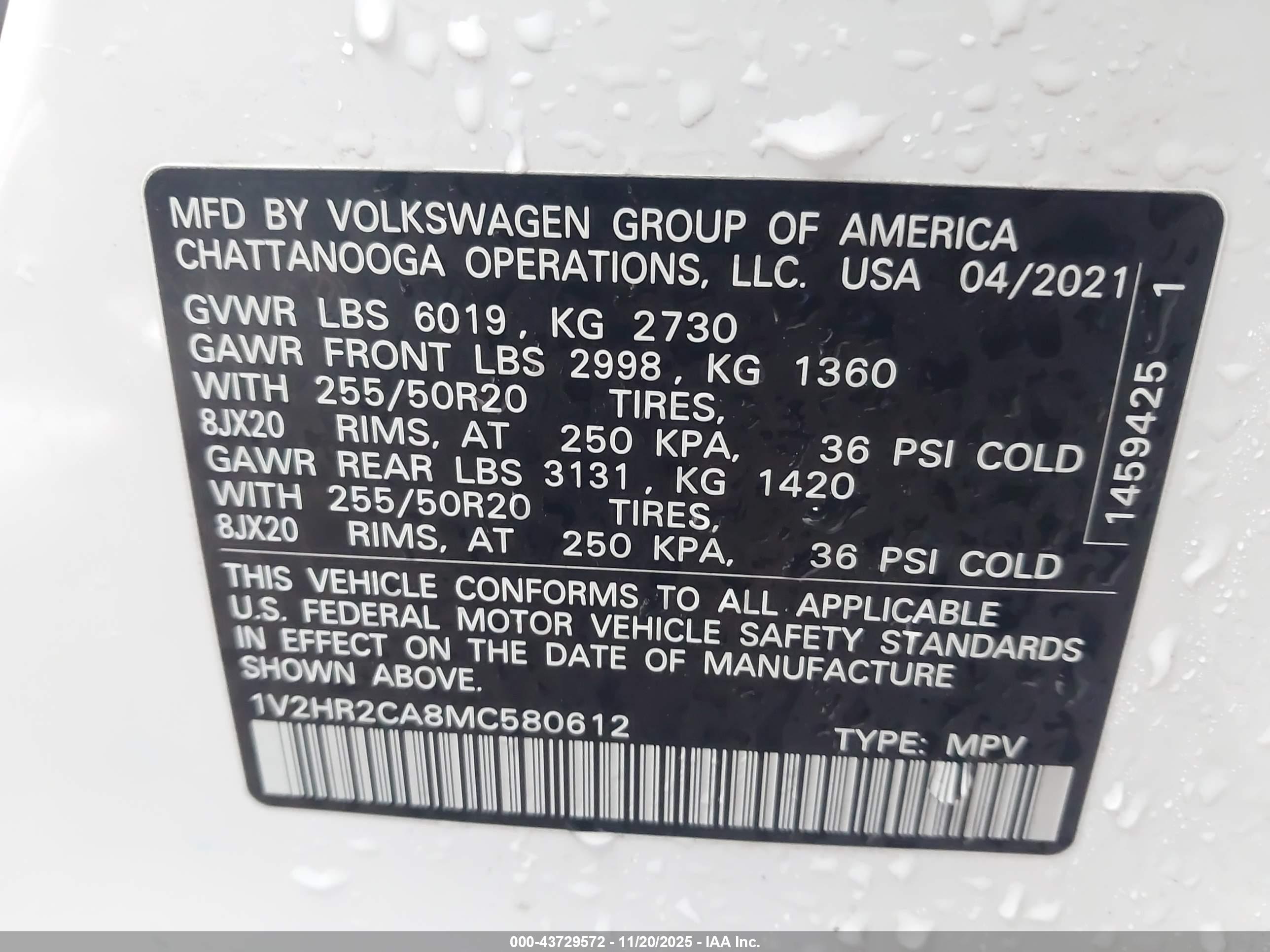 VOLKSWAGEN ATLAS image 9