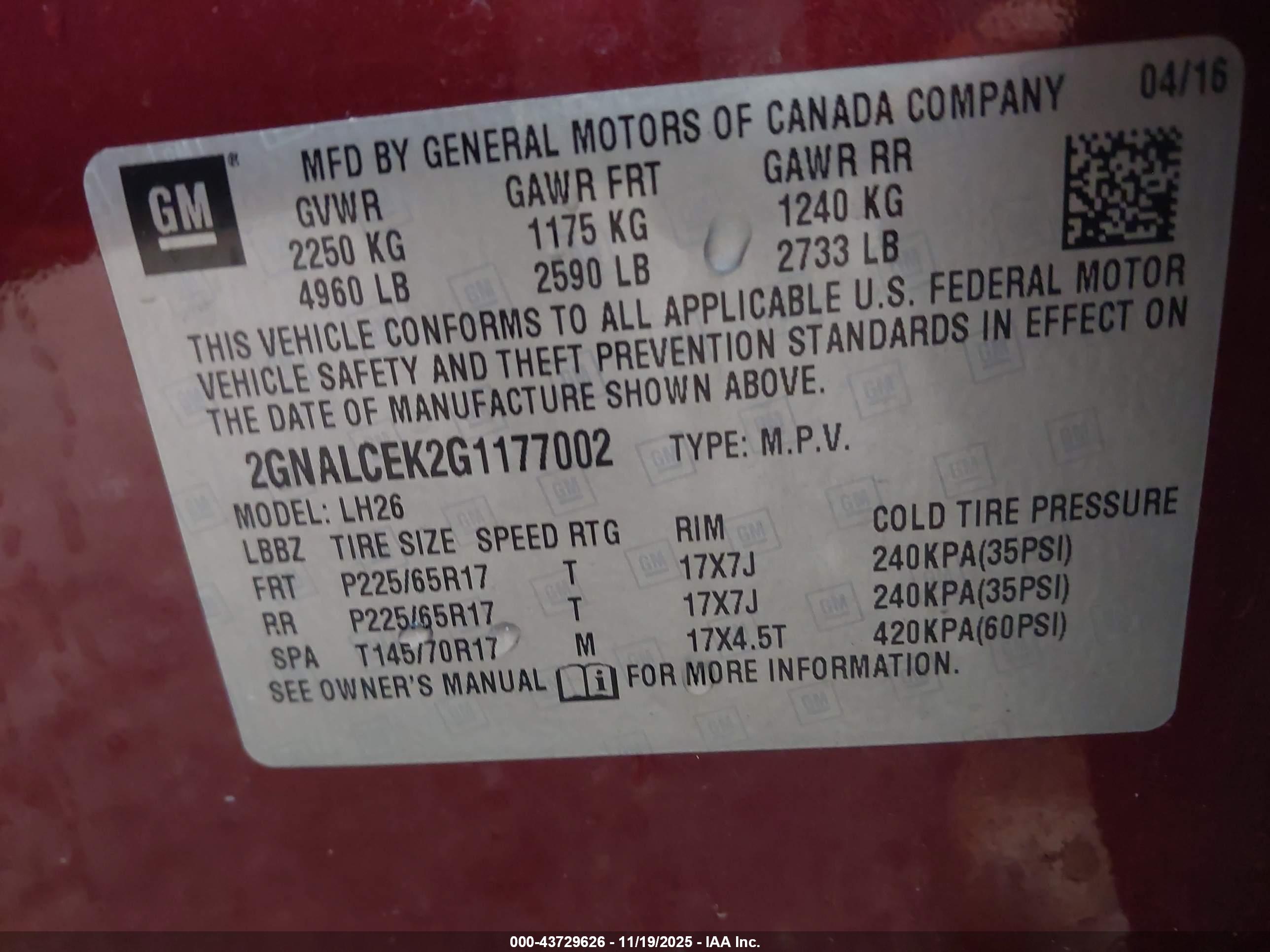 CHEVROLET EQUINOX image 9
