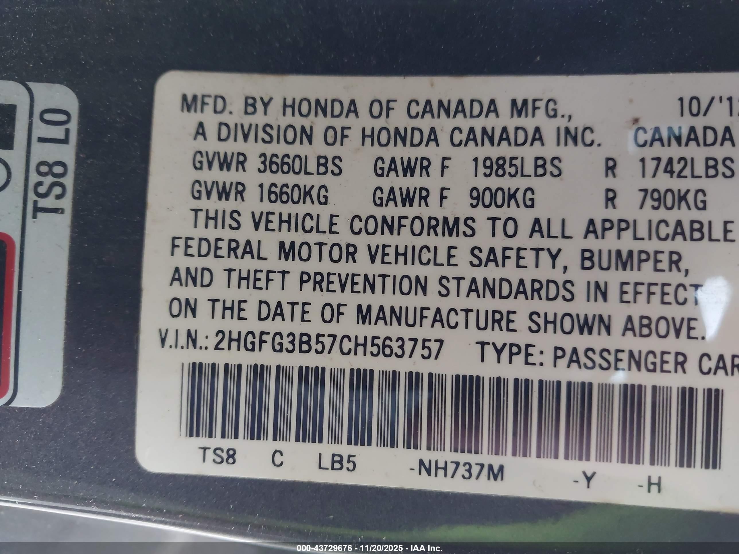 HONDA CIVIC image 9