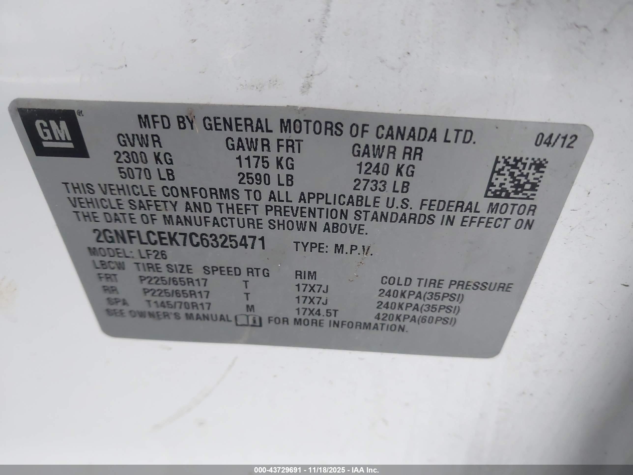 CHEVROLET EQUINOX image 9