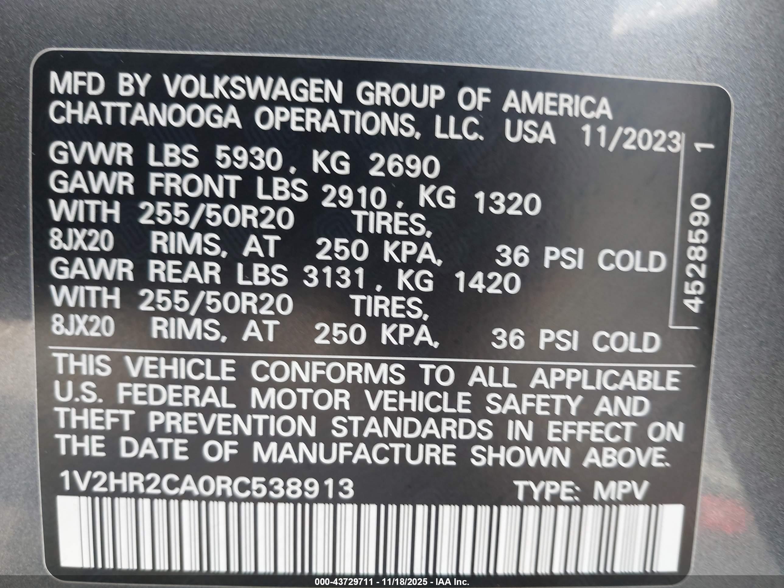 VOLKSWAGEN ATLAS image 9