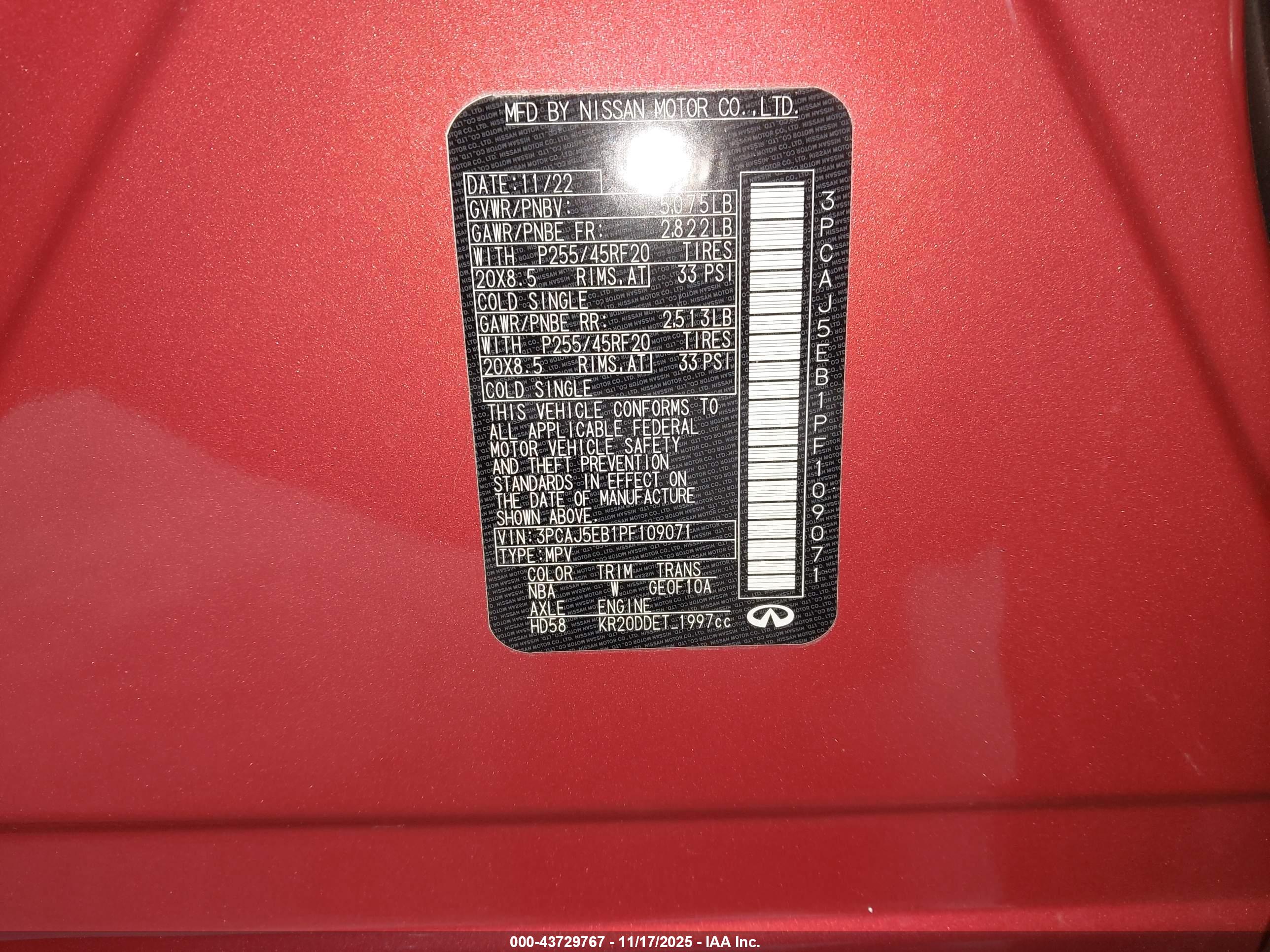 INFINITI QX50 image 9