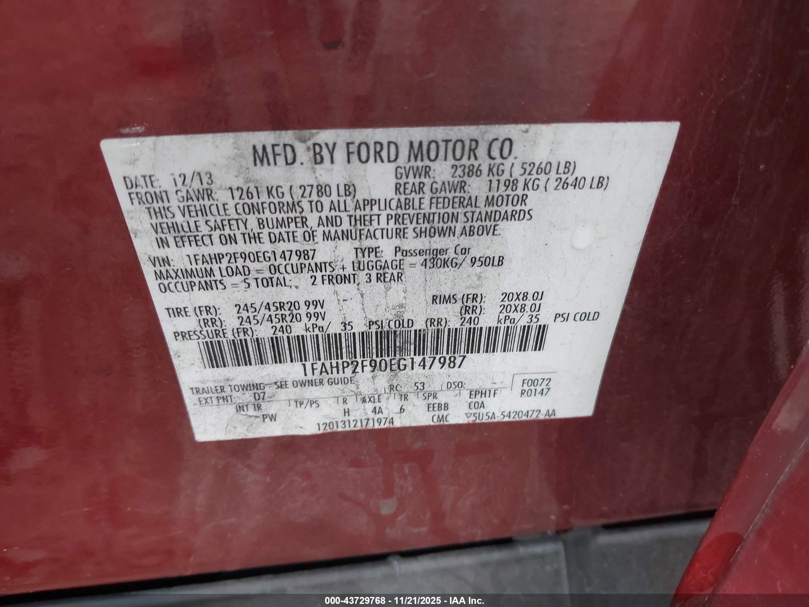 FORD TAURUS image 9