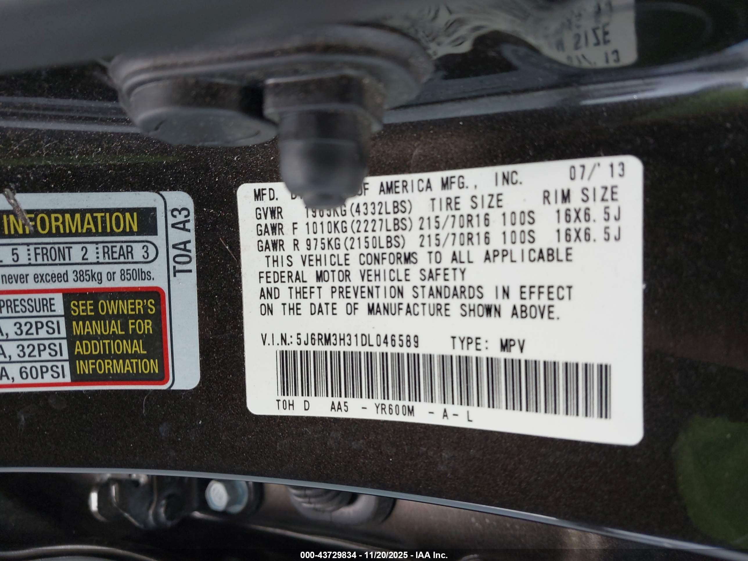 HONDA CR-V image 9
