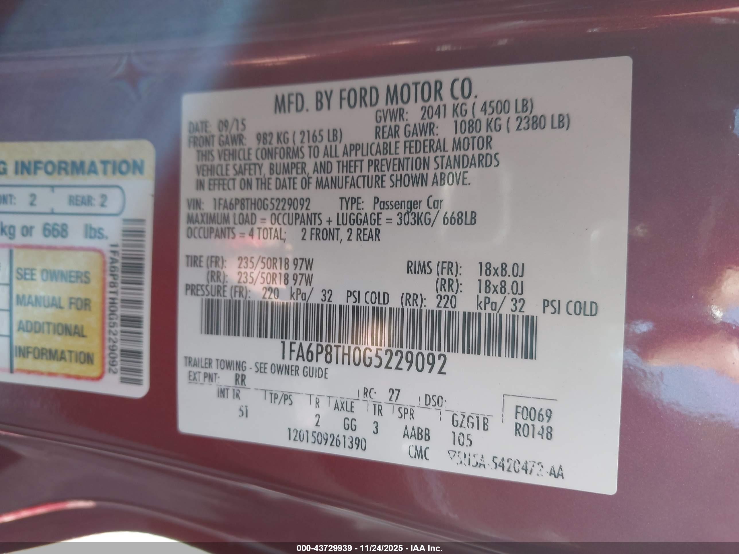 FORD MUSTANG image 9