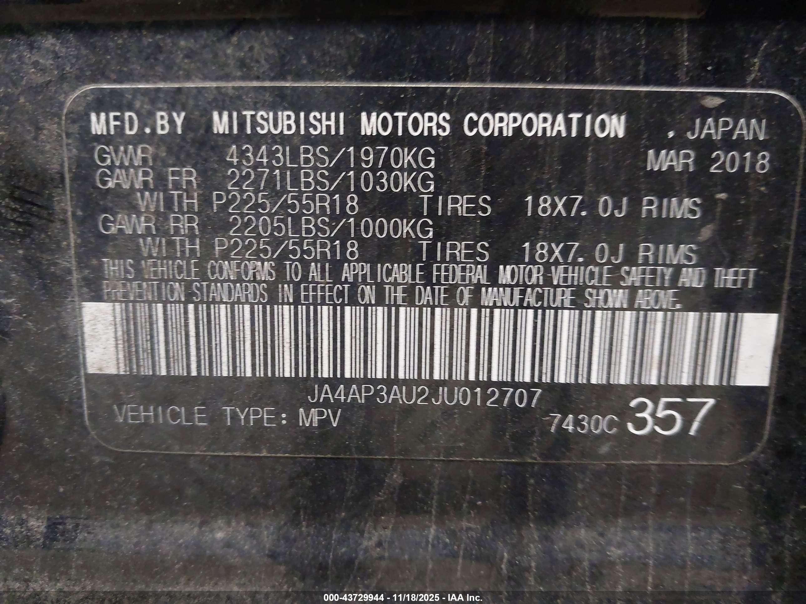 MITSUBISHI OUTLANDER image 9