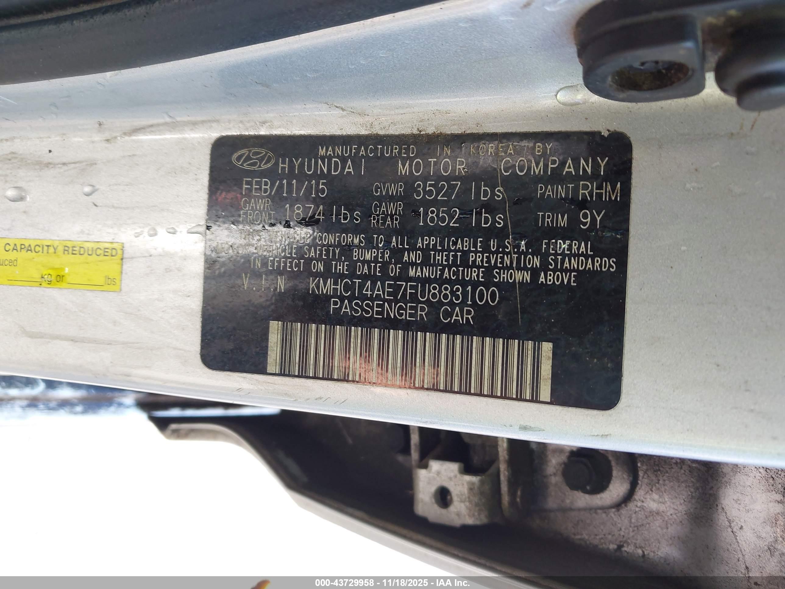 HYUNDAI ACCENT image 9