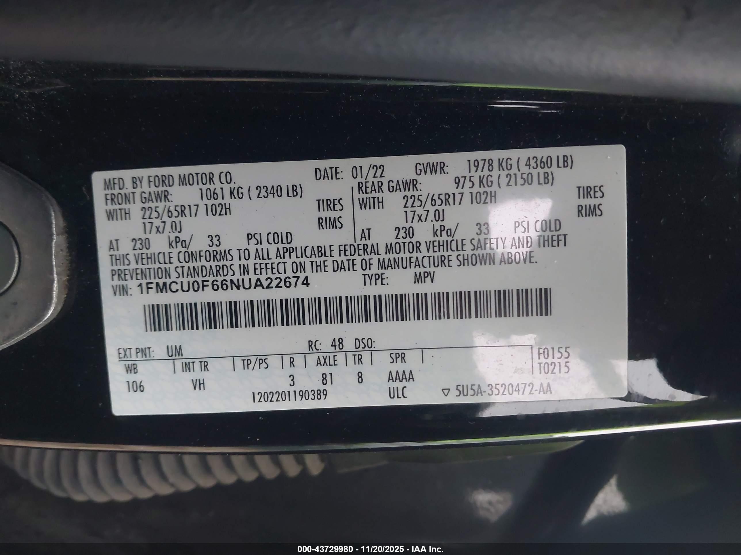 FORD ESCAPE image 9