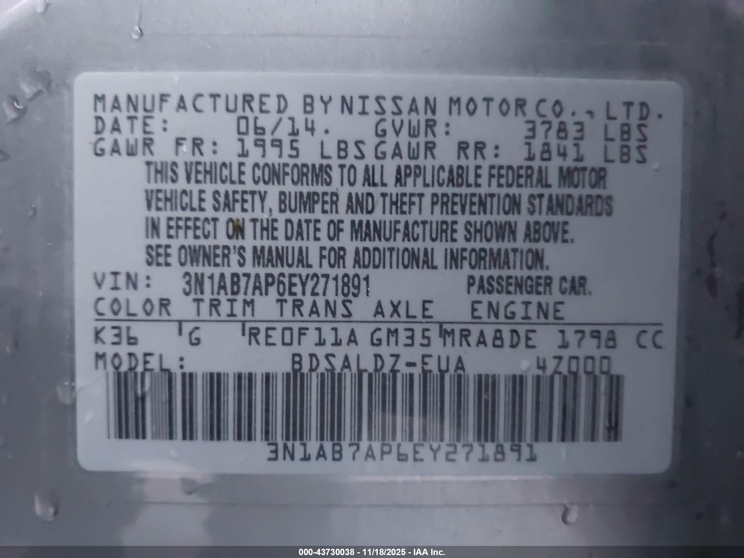NISSAN SENTRA image 9