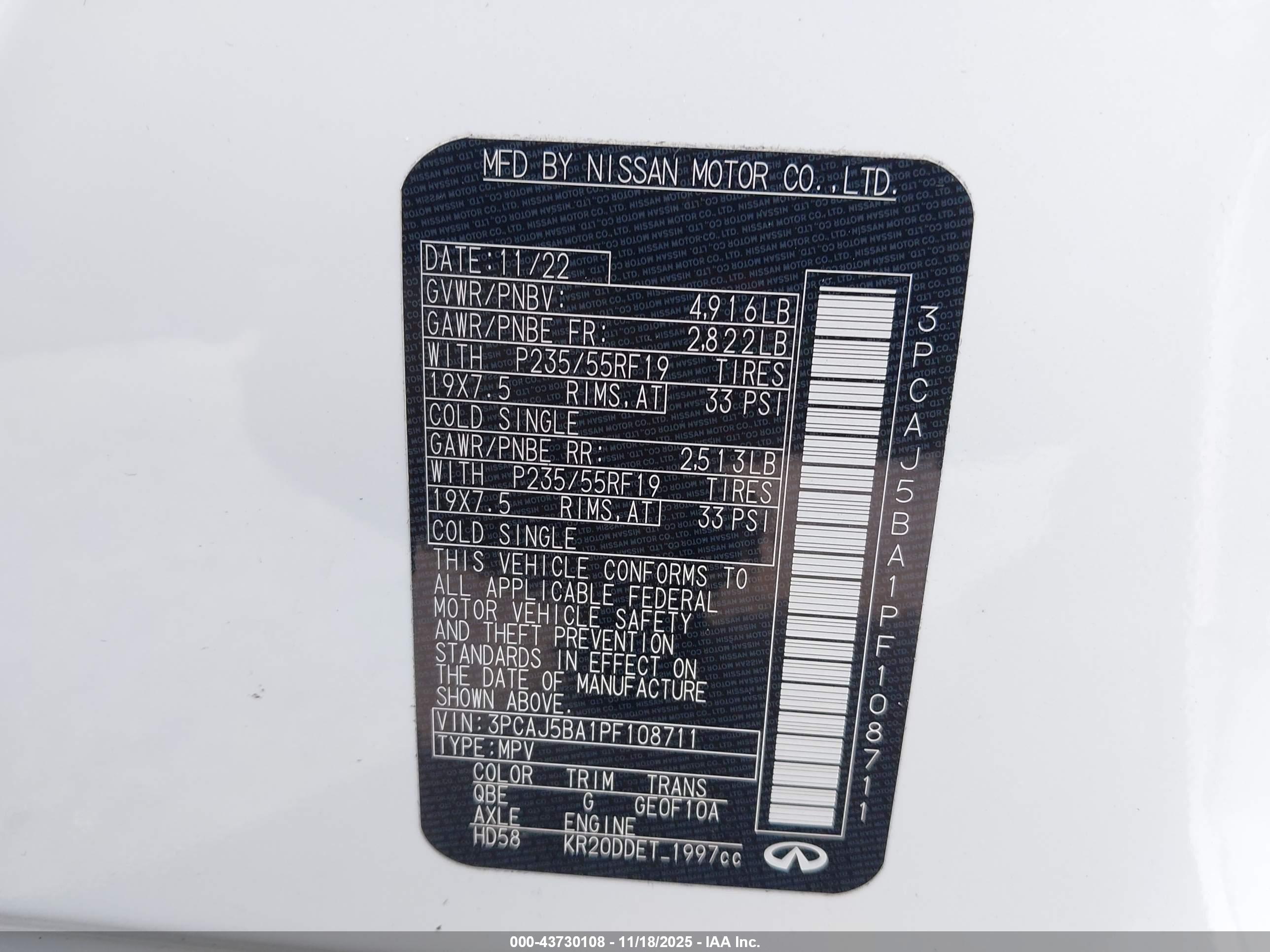 INFINITI QX50 image 9