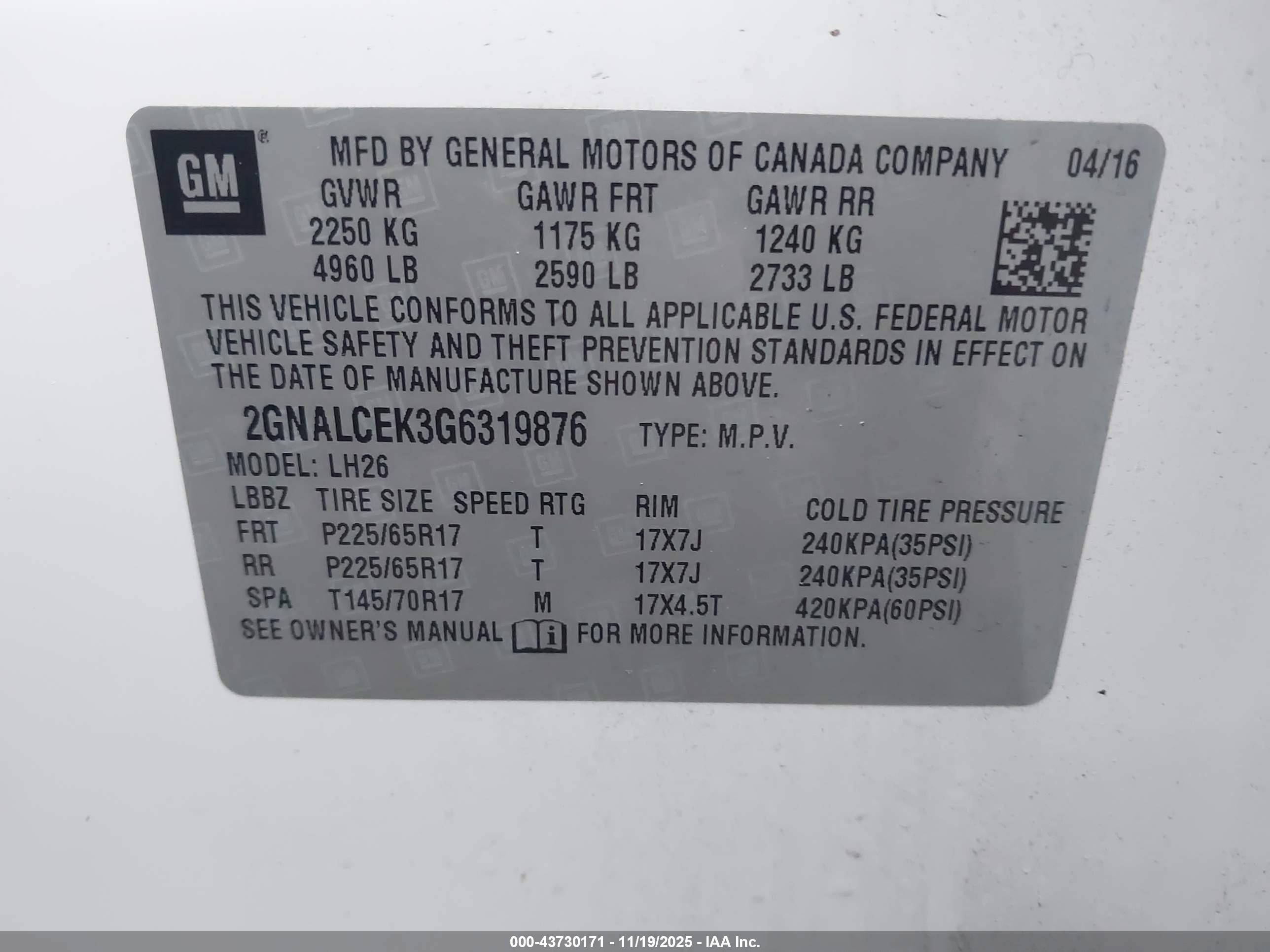 CHEVROLET EQUINOX image 9