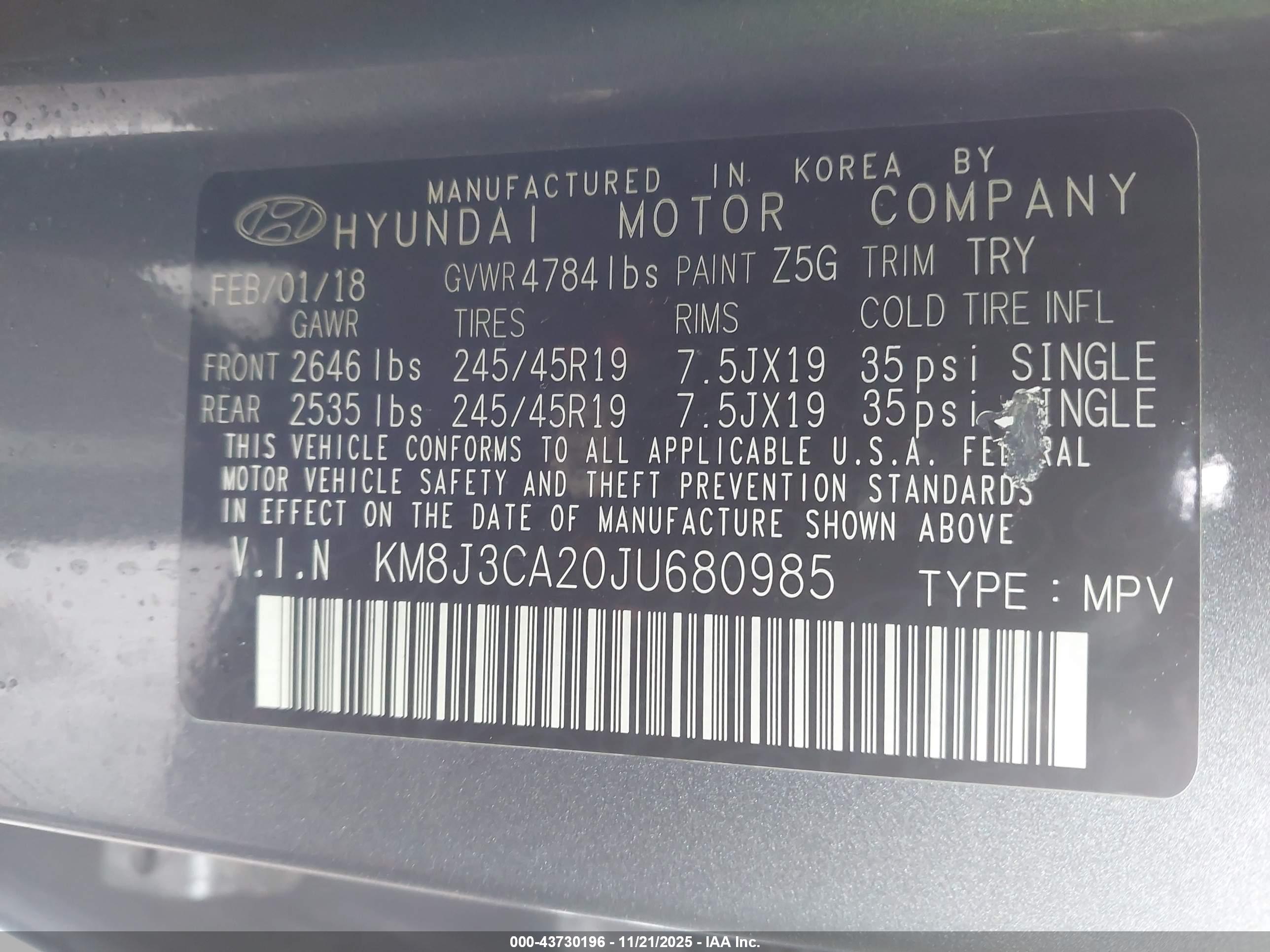 HYUNDAI TUCSON image 9
