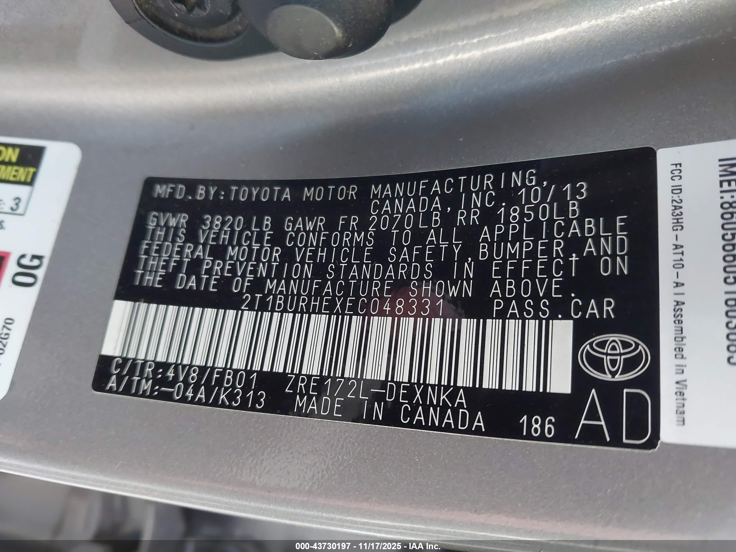 TOYOTA COROLLA image 9