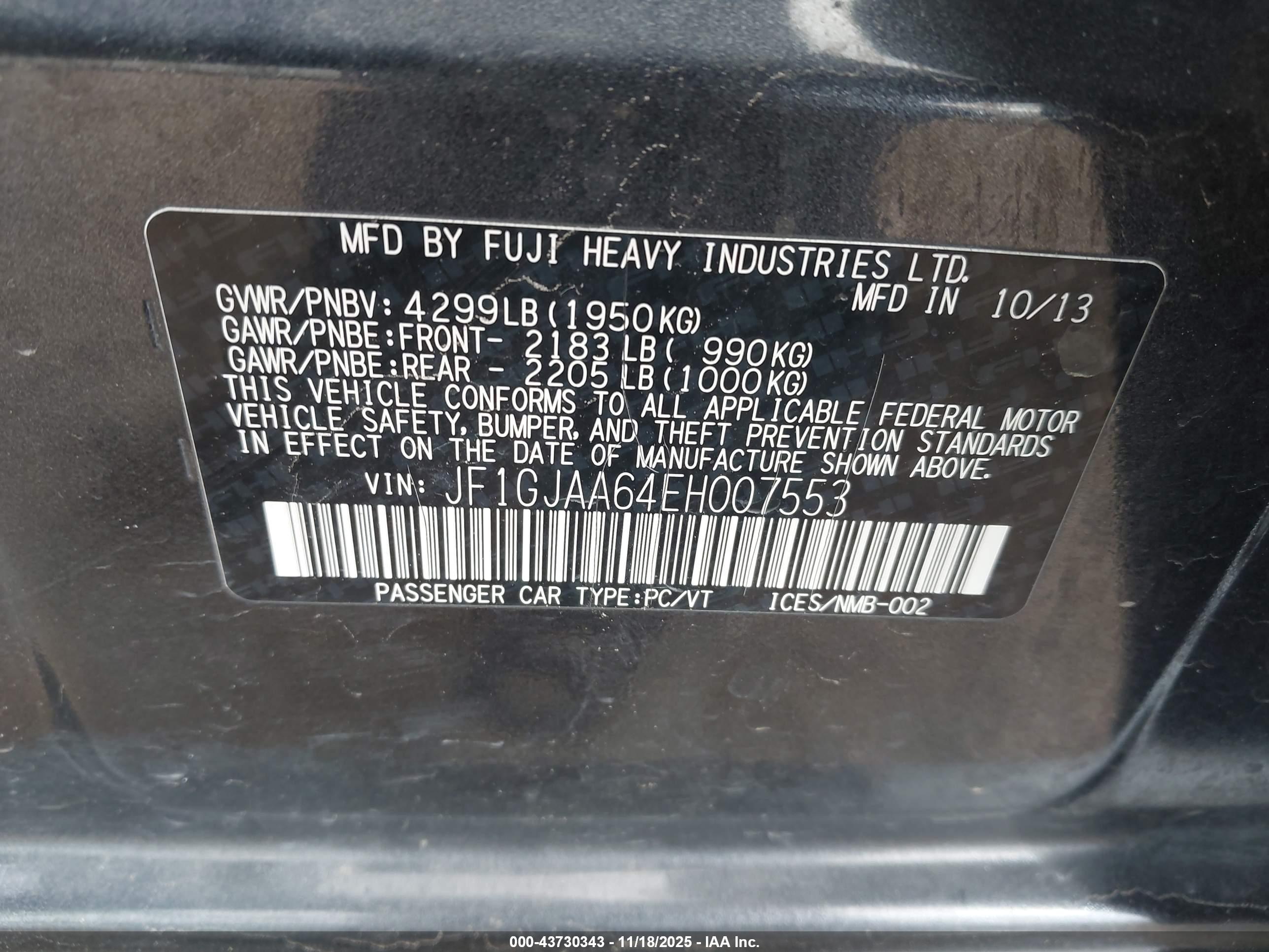 SUBARU IMPREZA image 9