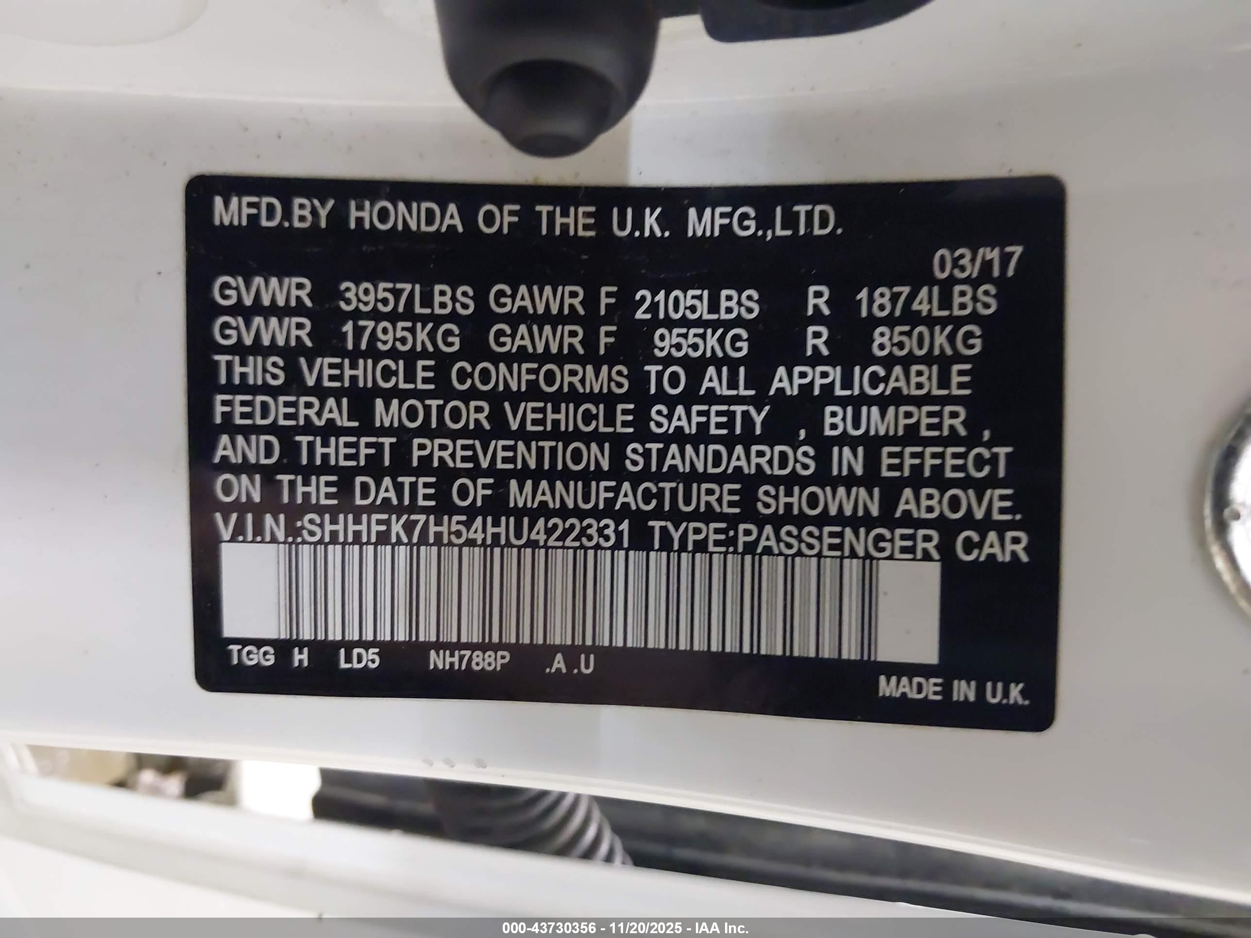 HONDA CIVIC image 9