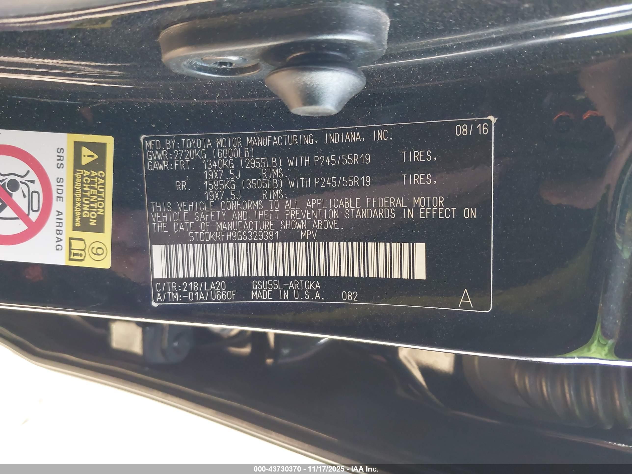 TOYOTA HIGHLANDER image 9