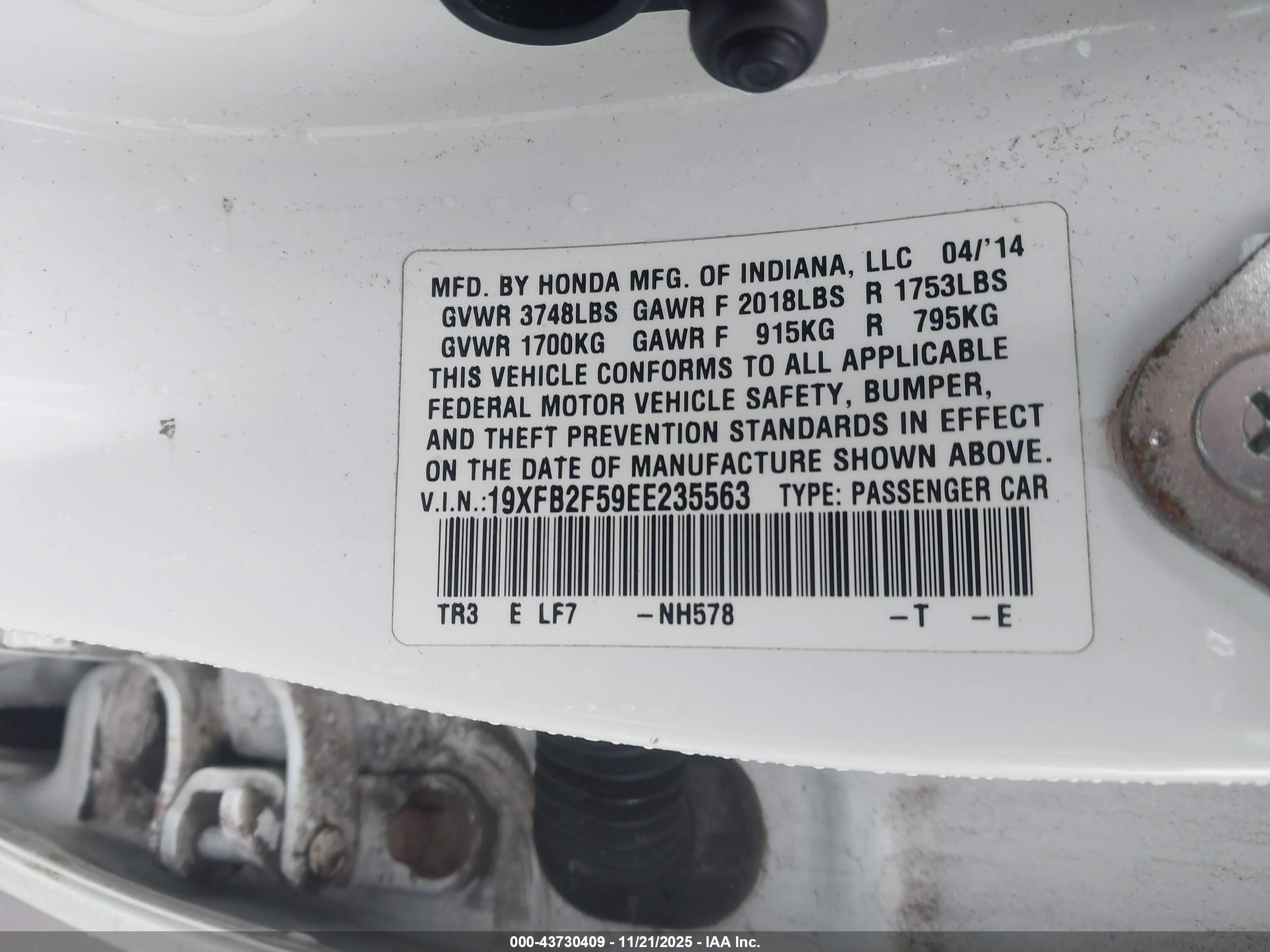 HONDA CIVIC image 9