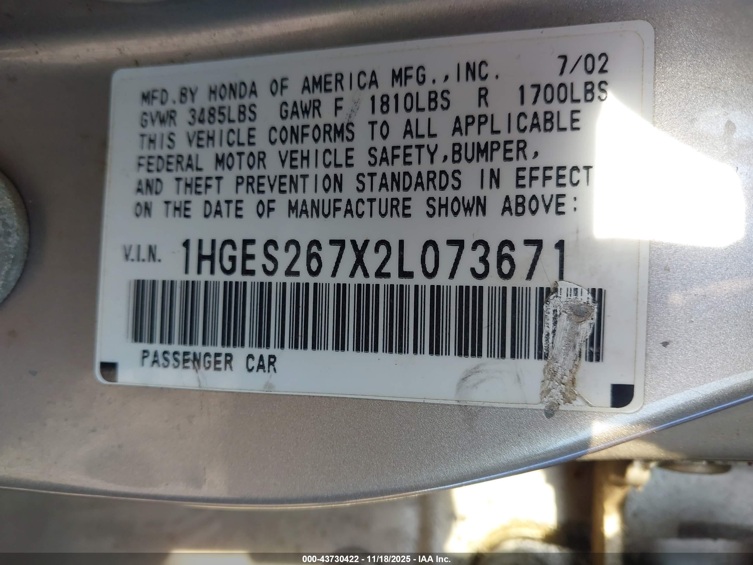 HONDA CIVIC image 9