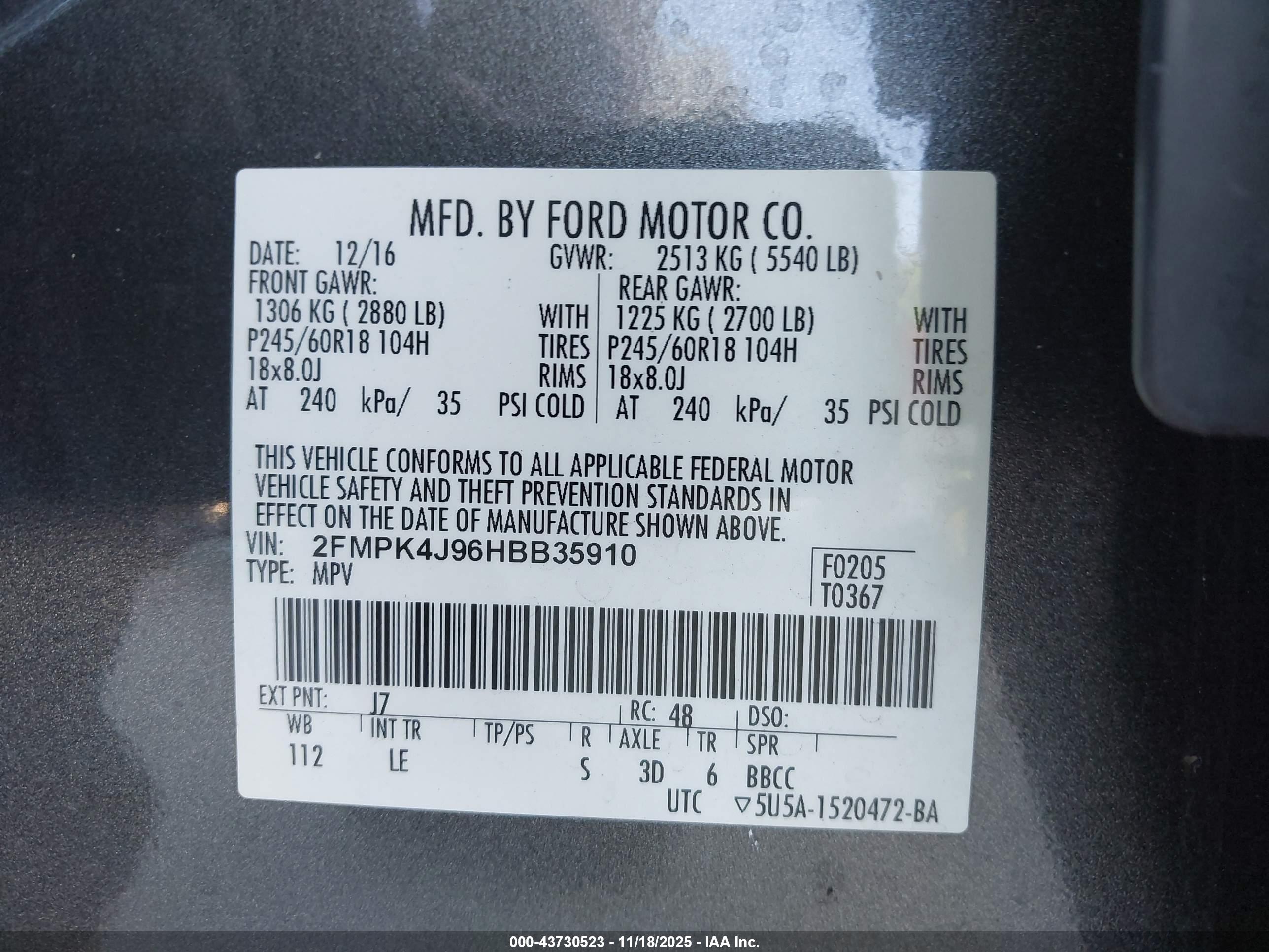 FORD EDGE image 9
