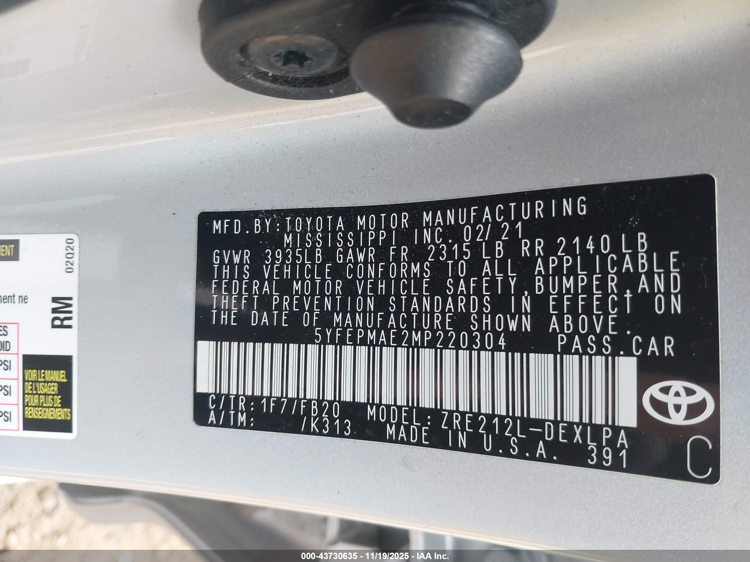 TOYOTA COROLLA image 9