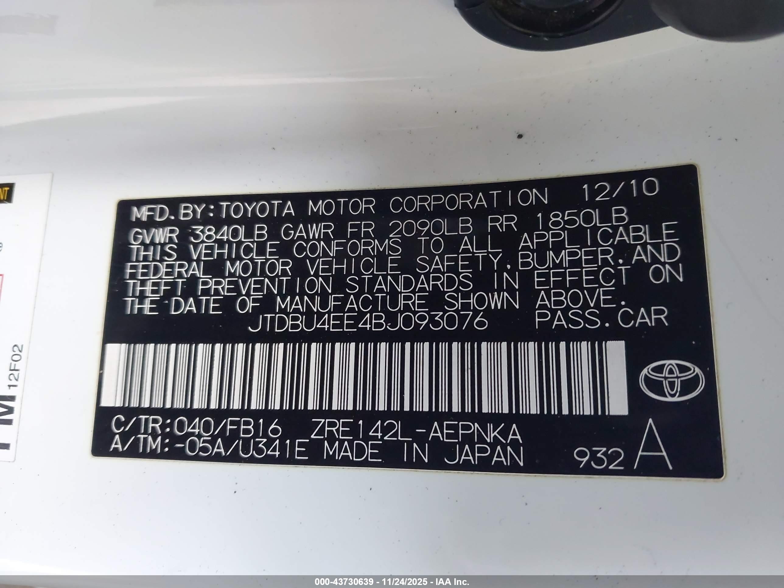 TOYOTA COROLLA image 9