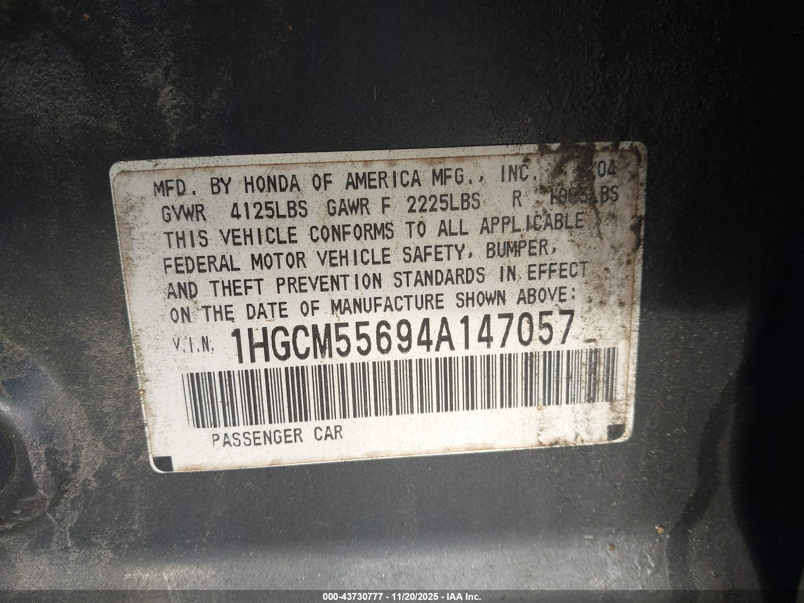 HONDA ACCORD image 9
