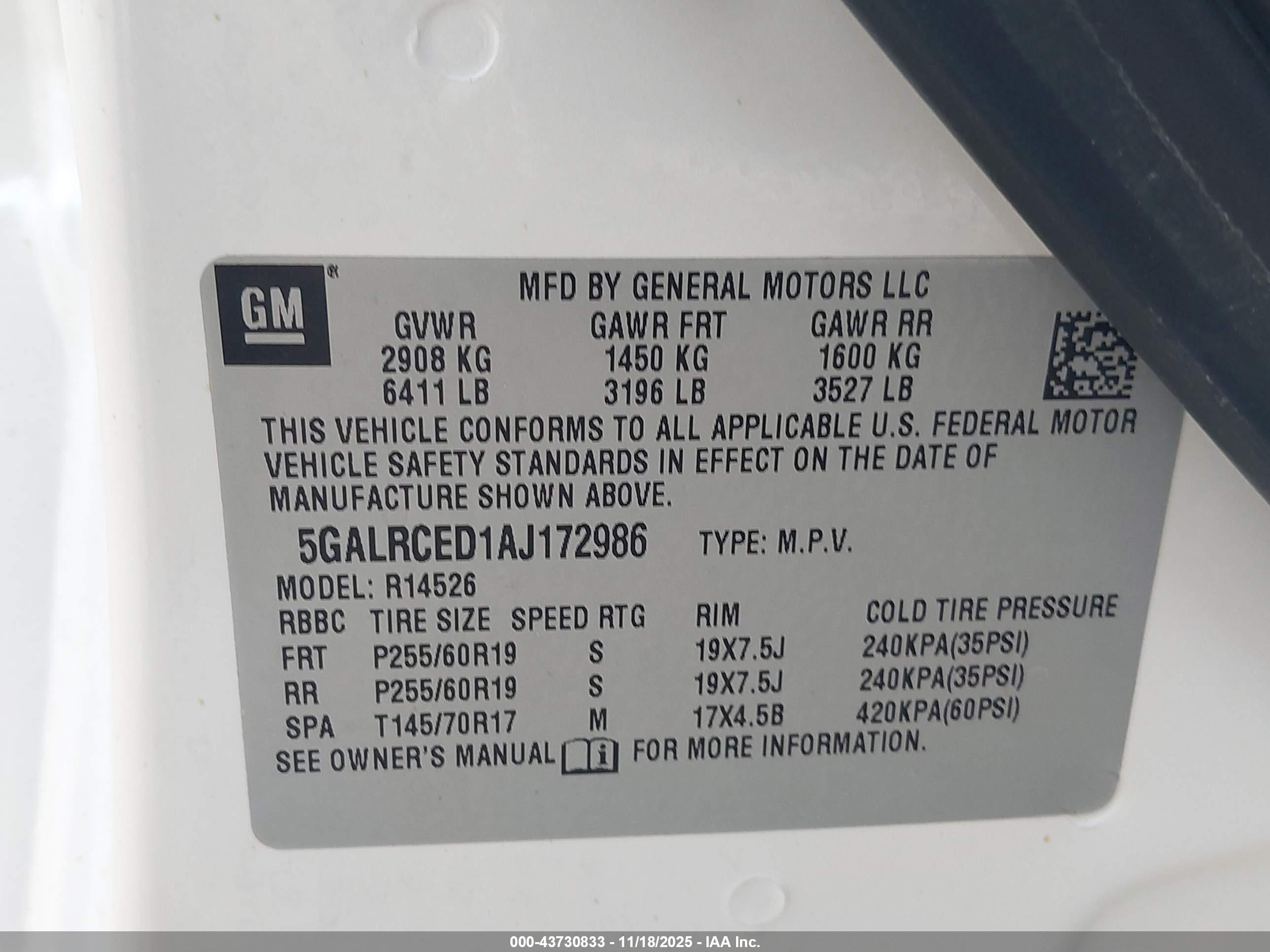 BUICK ENCLAVE image 9