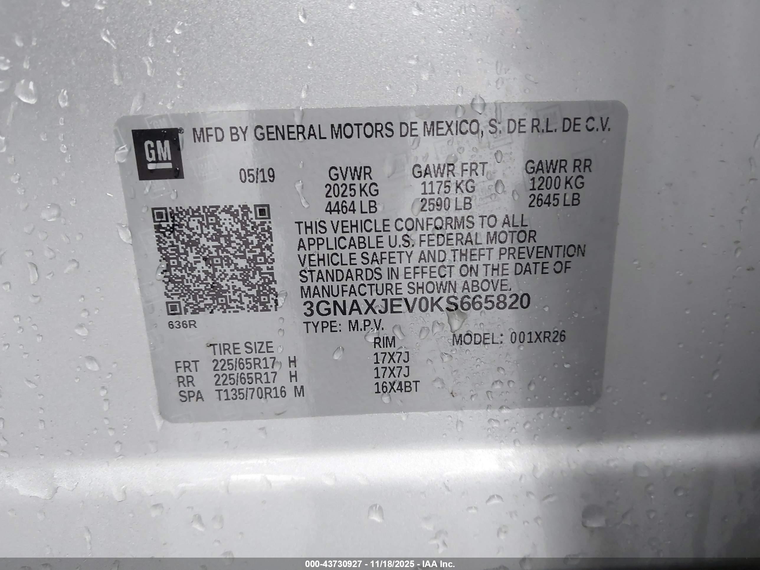 CHEVROLET EQUINOX image 9