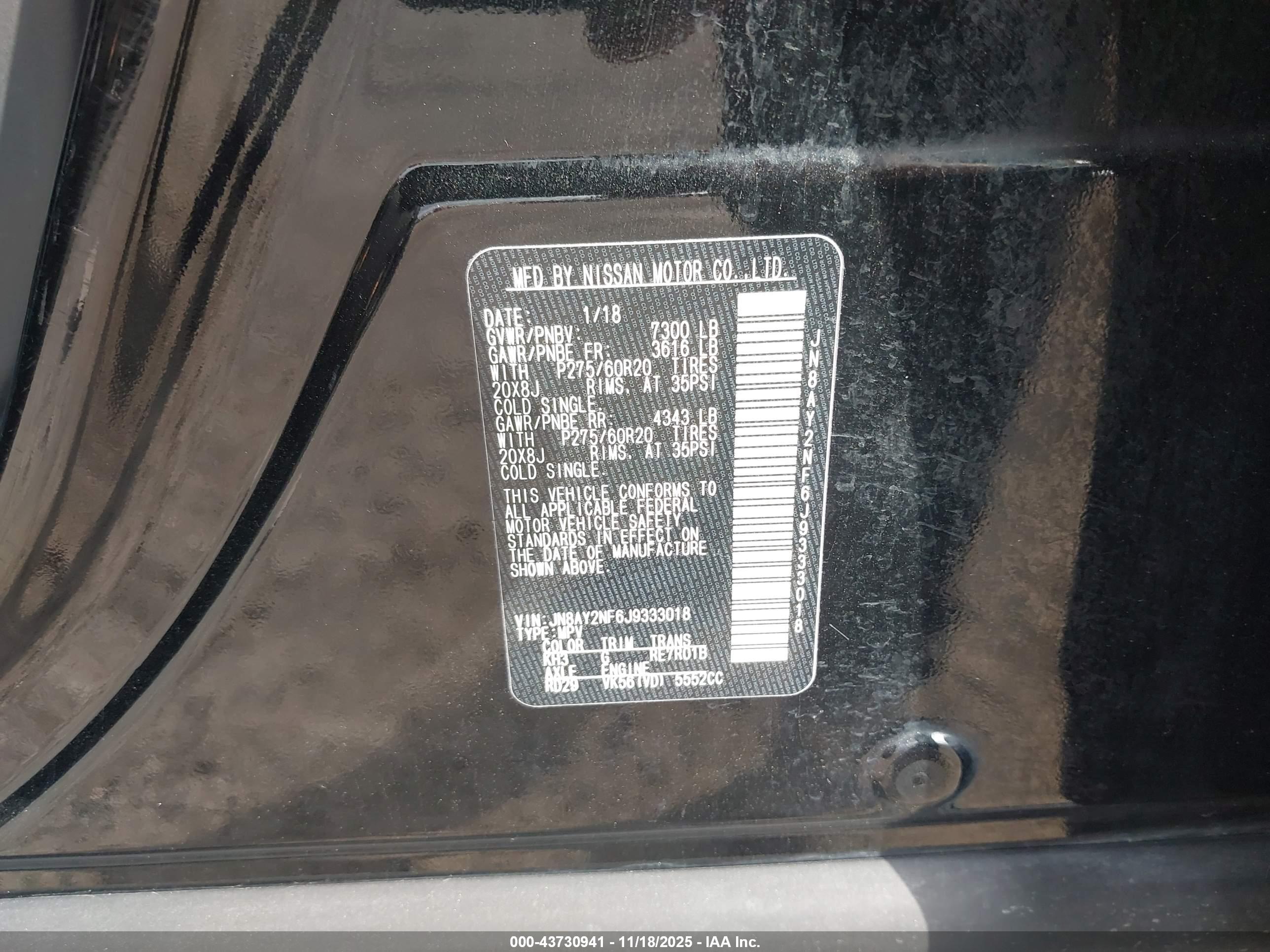 NISSAN ARMADA image 9