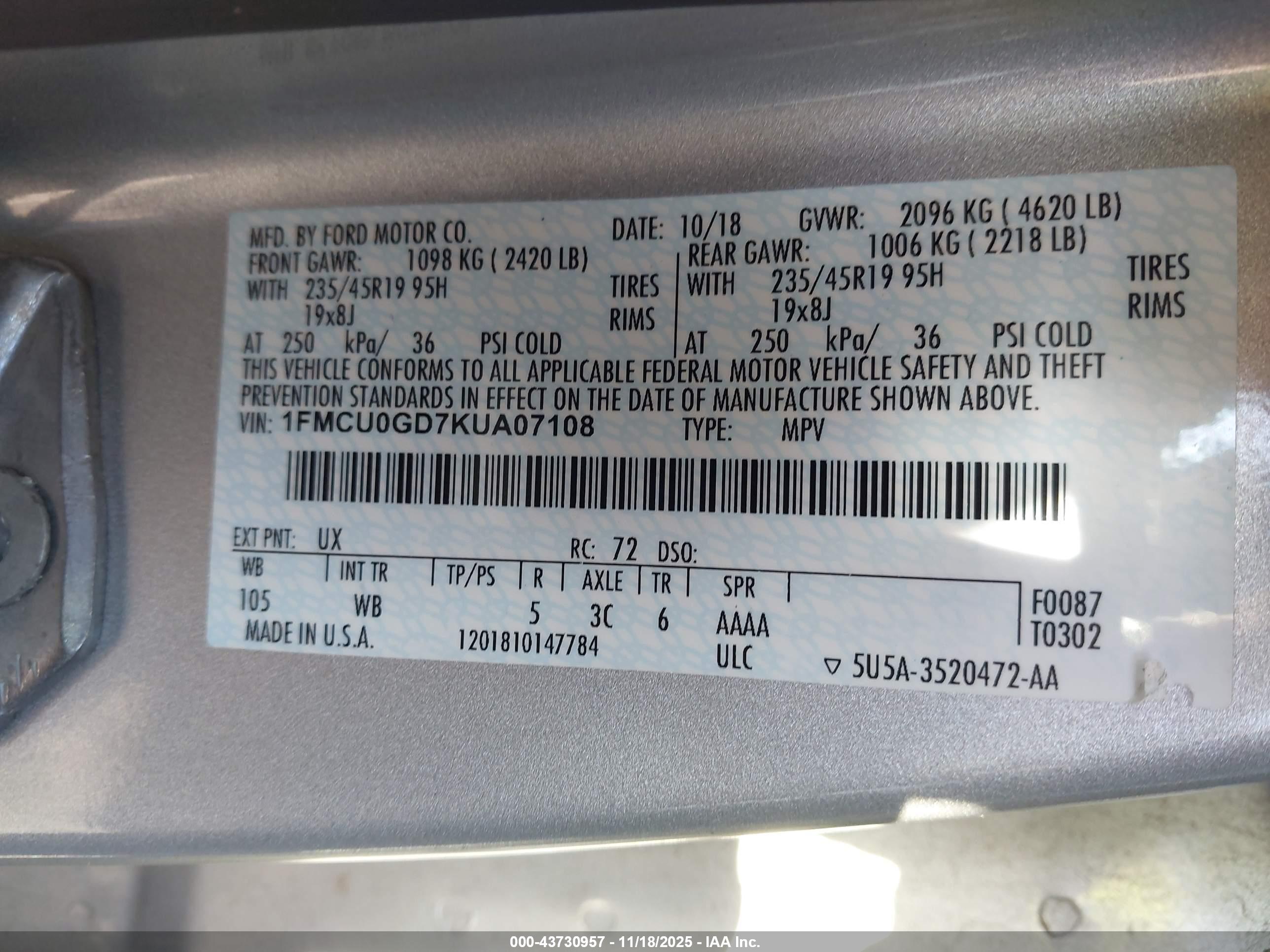 FORD ESCAPE image 9