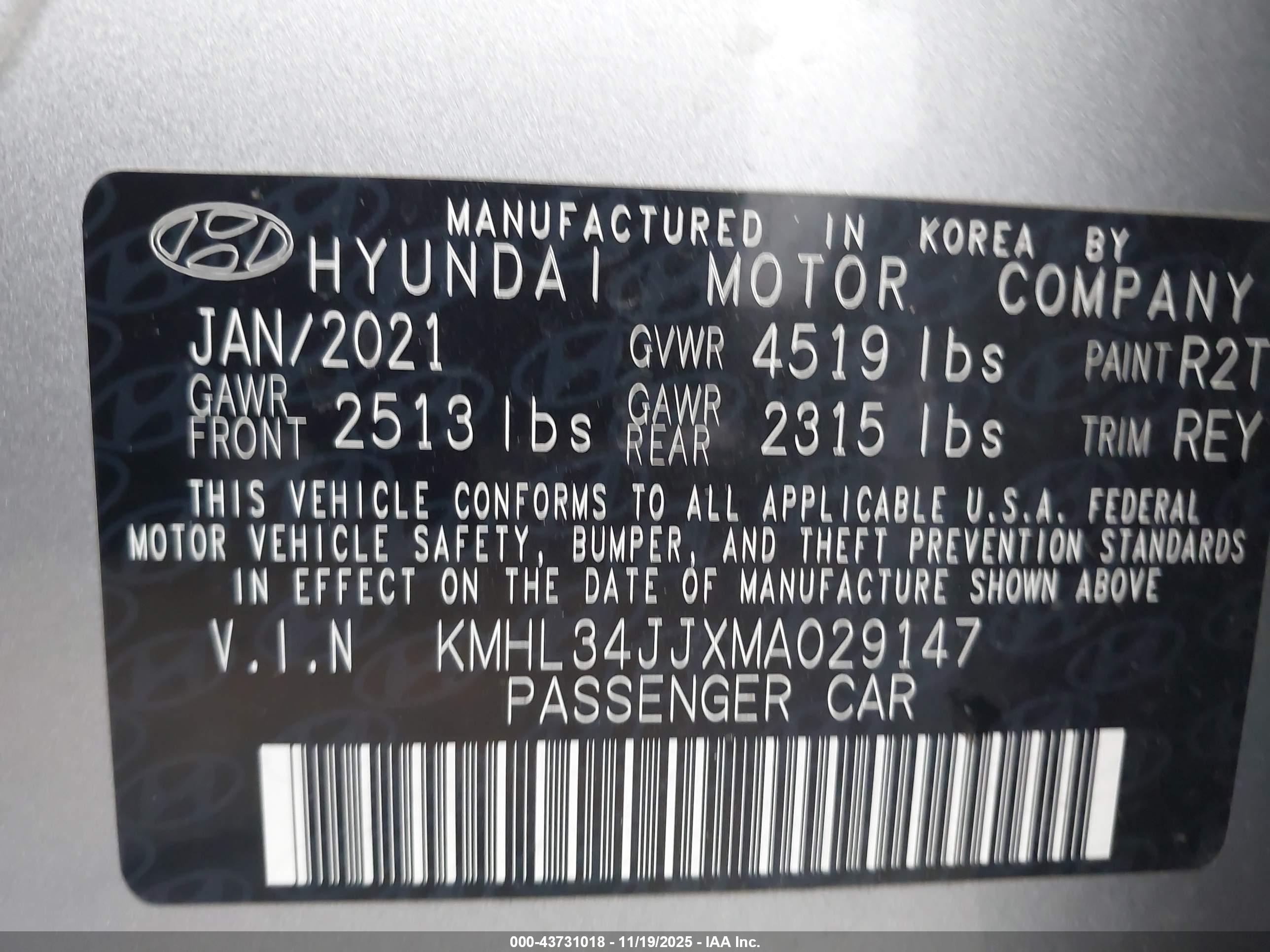 HYUNDAI SONATA image 9
