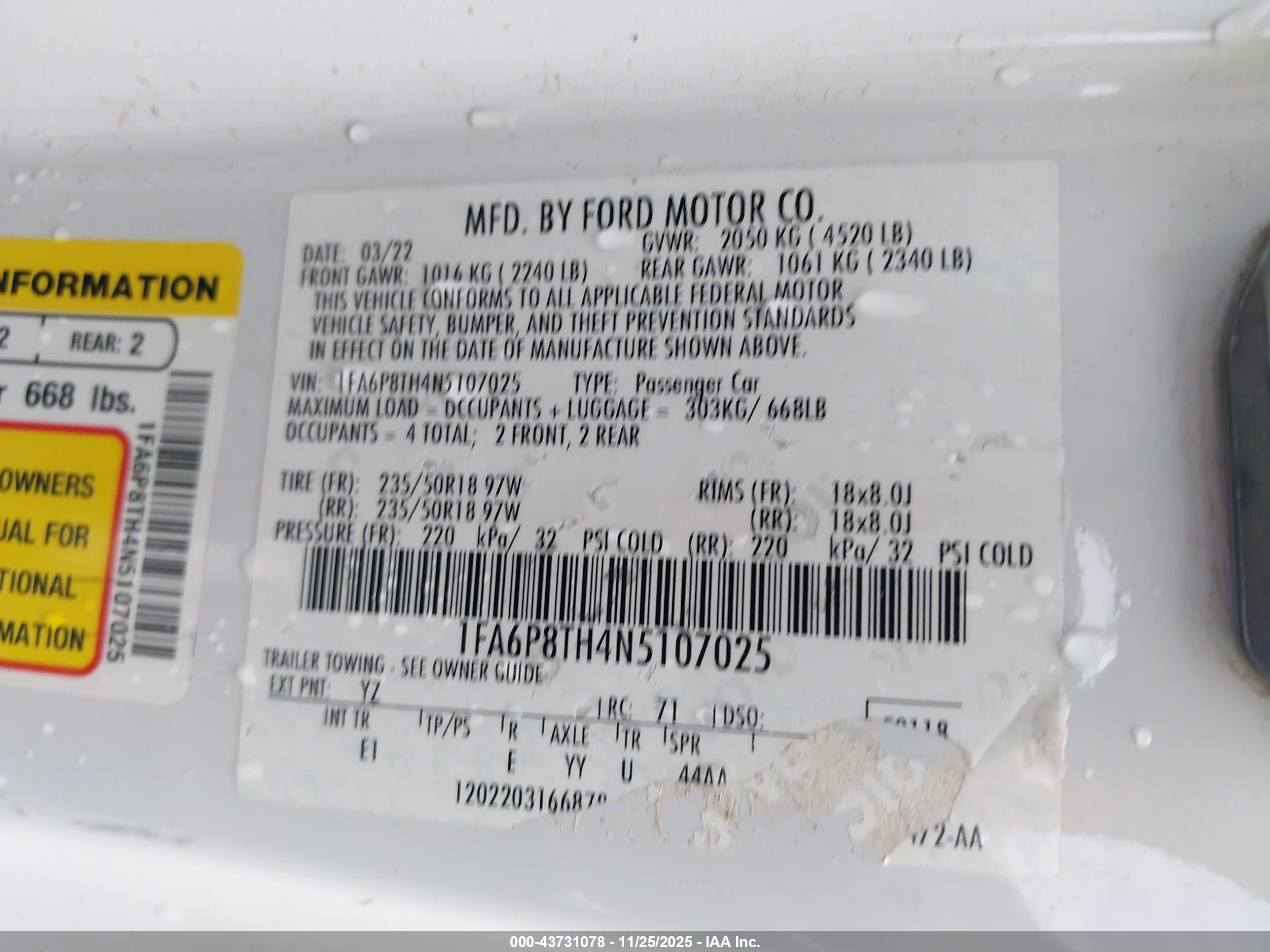FORD MUSTANG image 9
