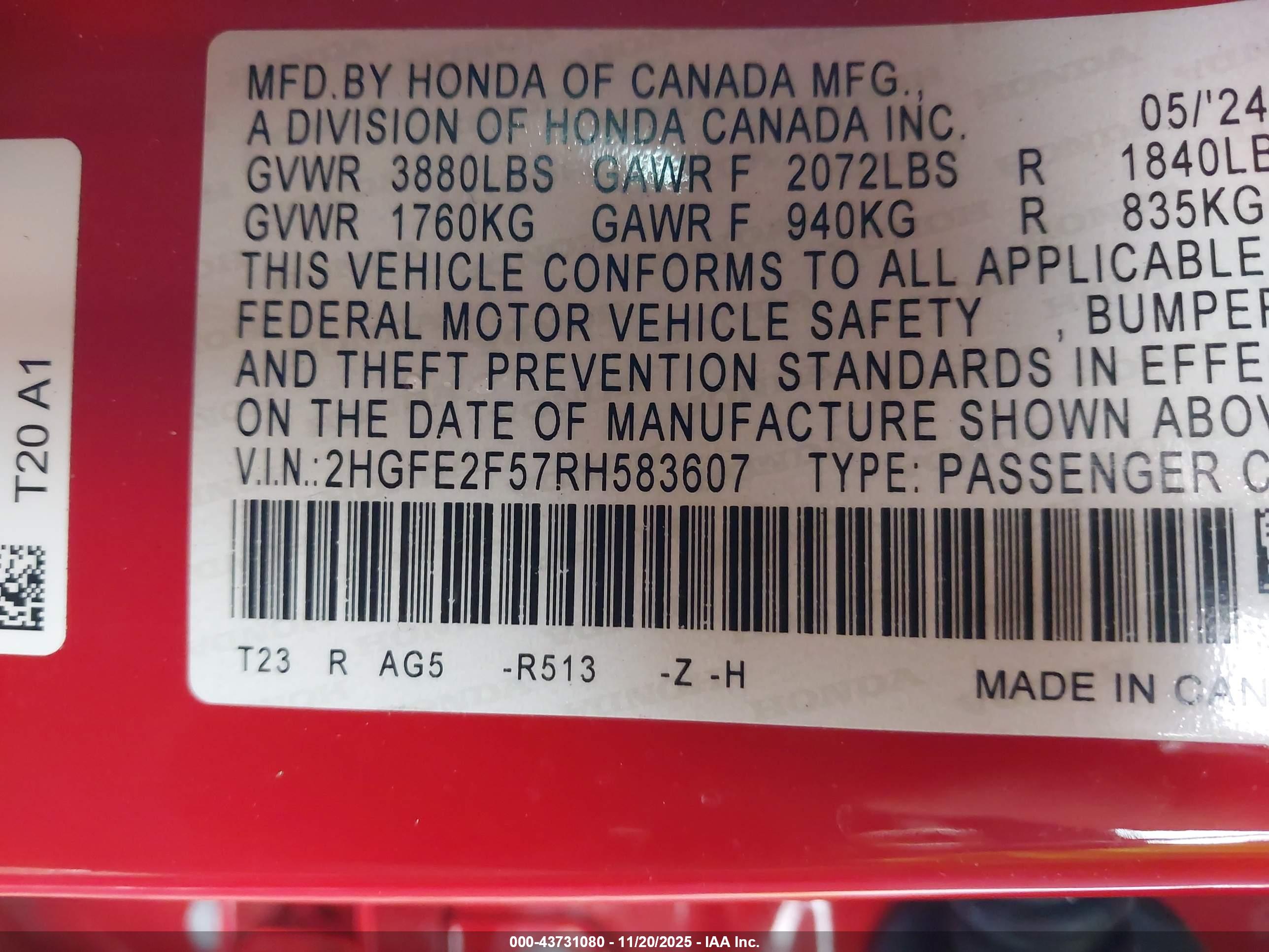 HONDA CIVIC image 9