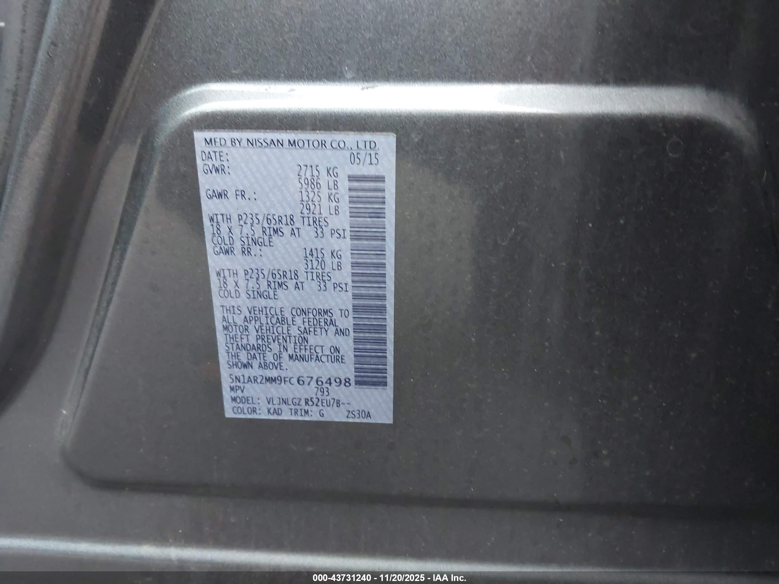 NISSAN PATHFINDER image 9