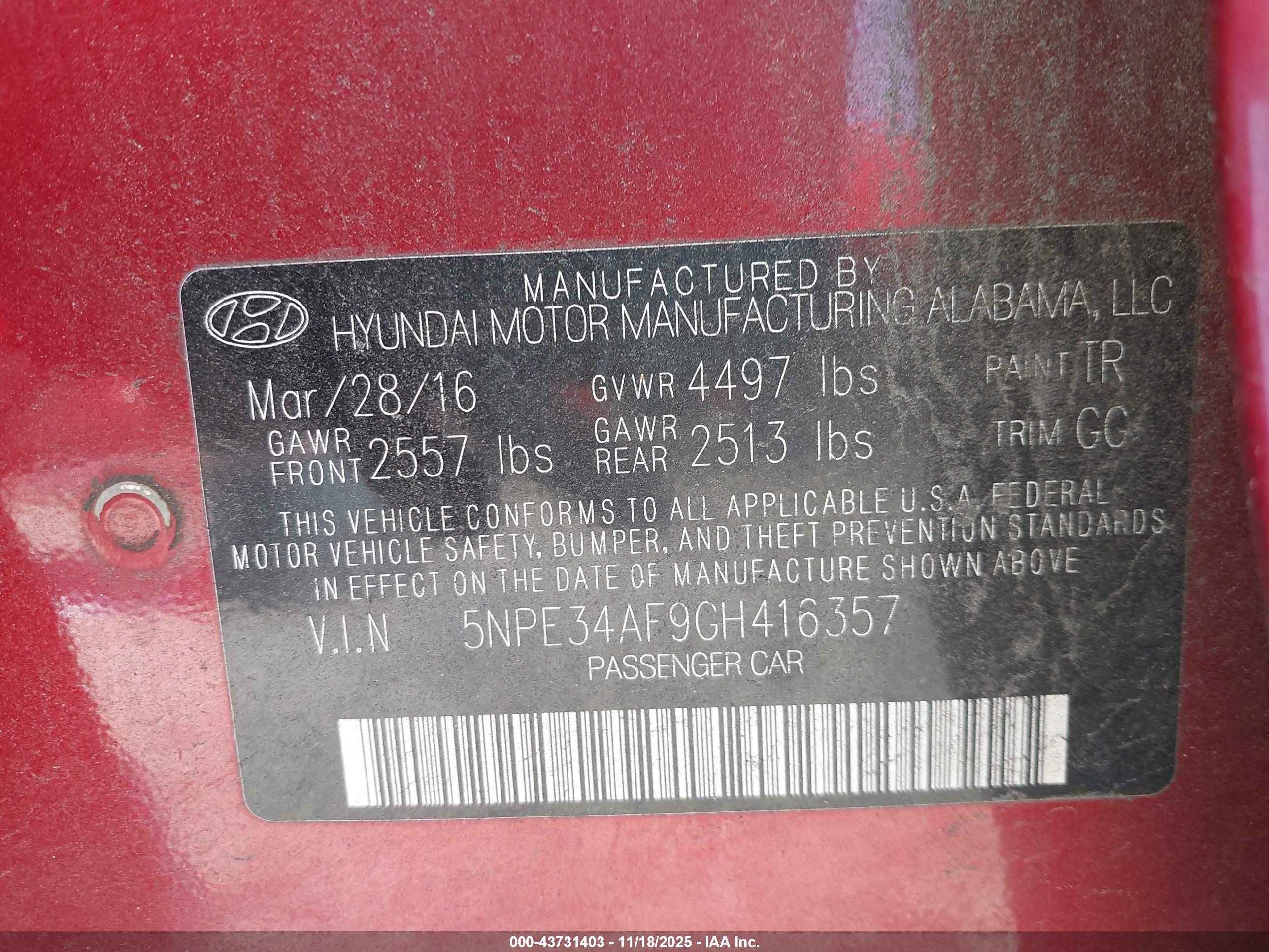 HYUNDAI SONATA image 9