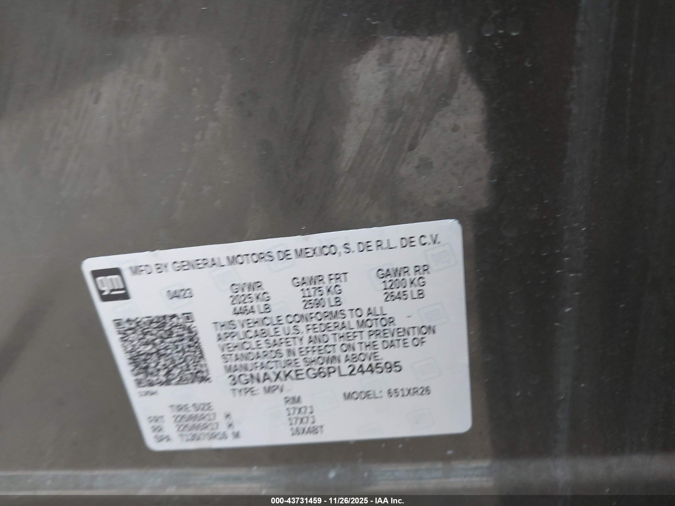 CHEVROLET EQUINOX image 9