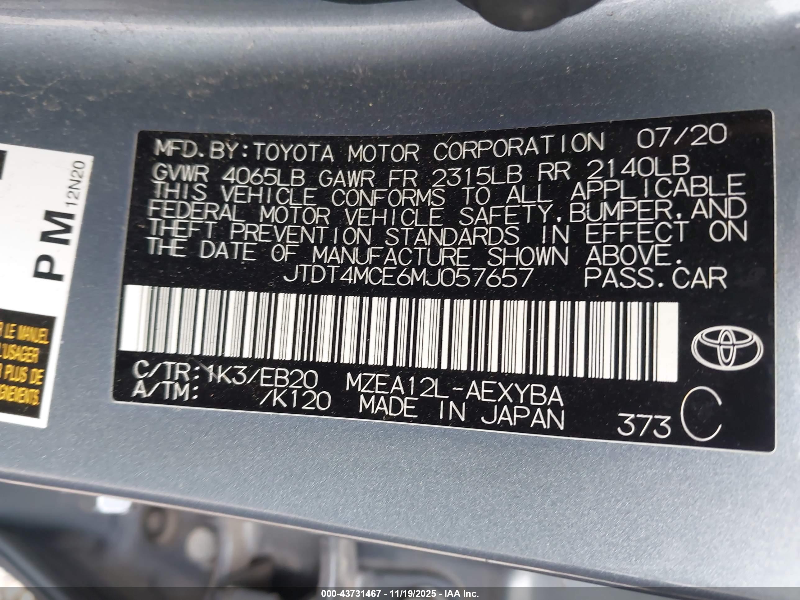 TOYOTA COROLLA image 9