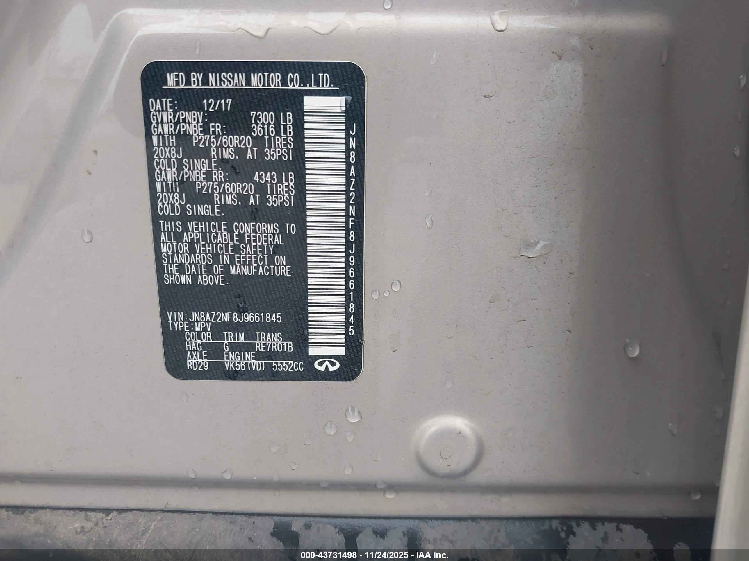 INFINITI QX80 image 9