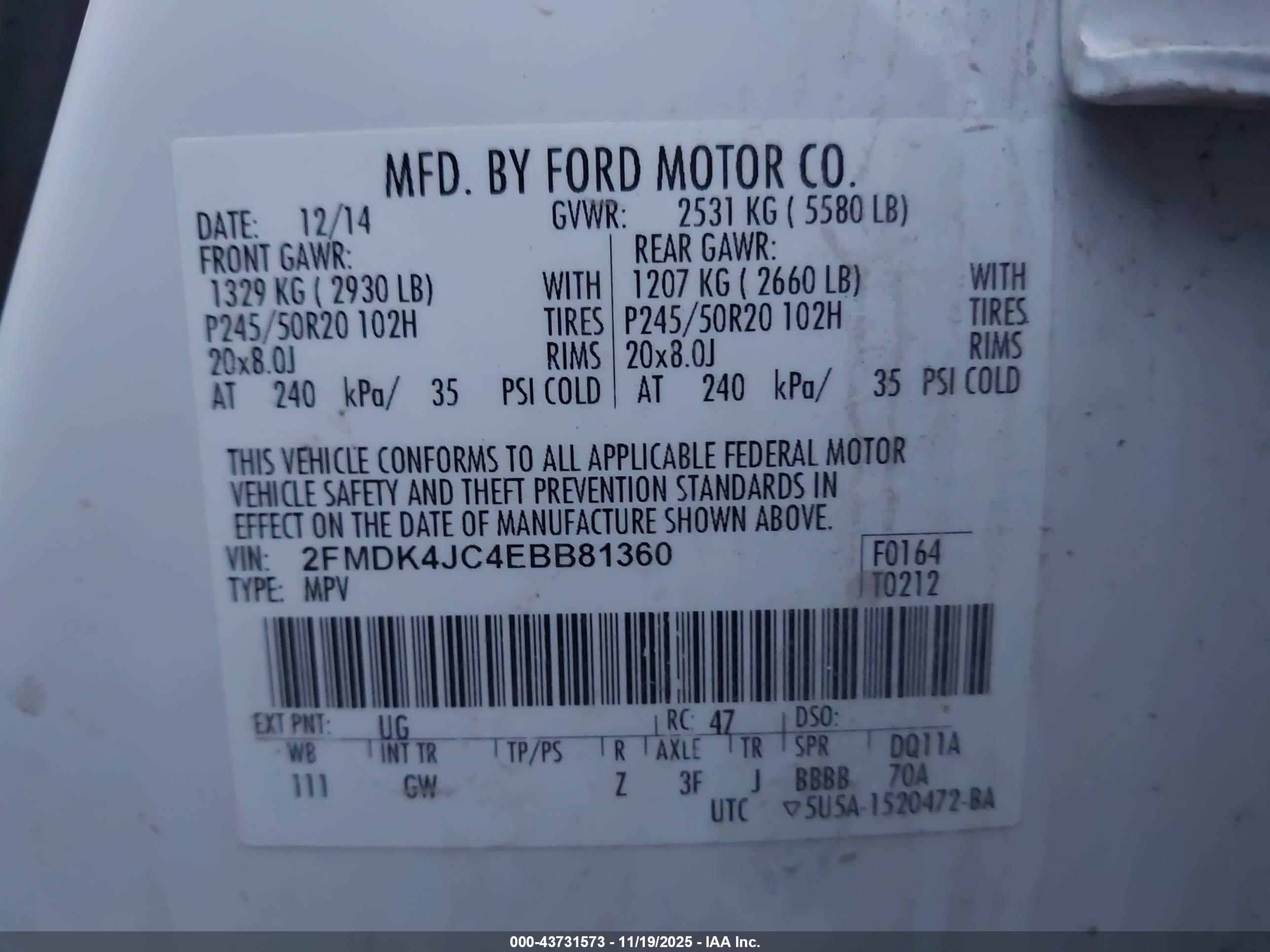 FORD EDGE image 9