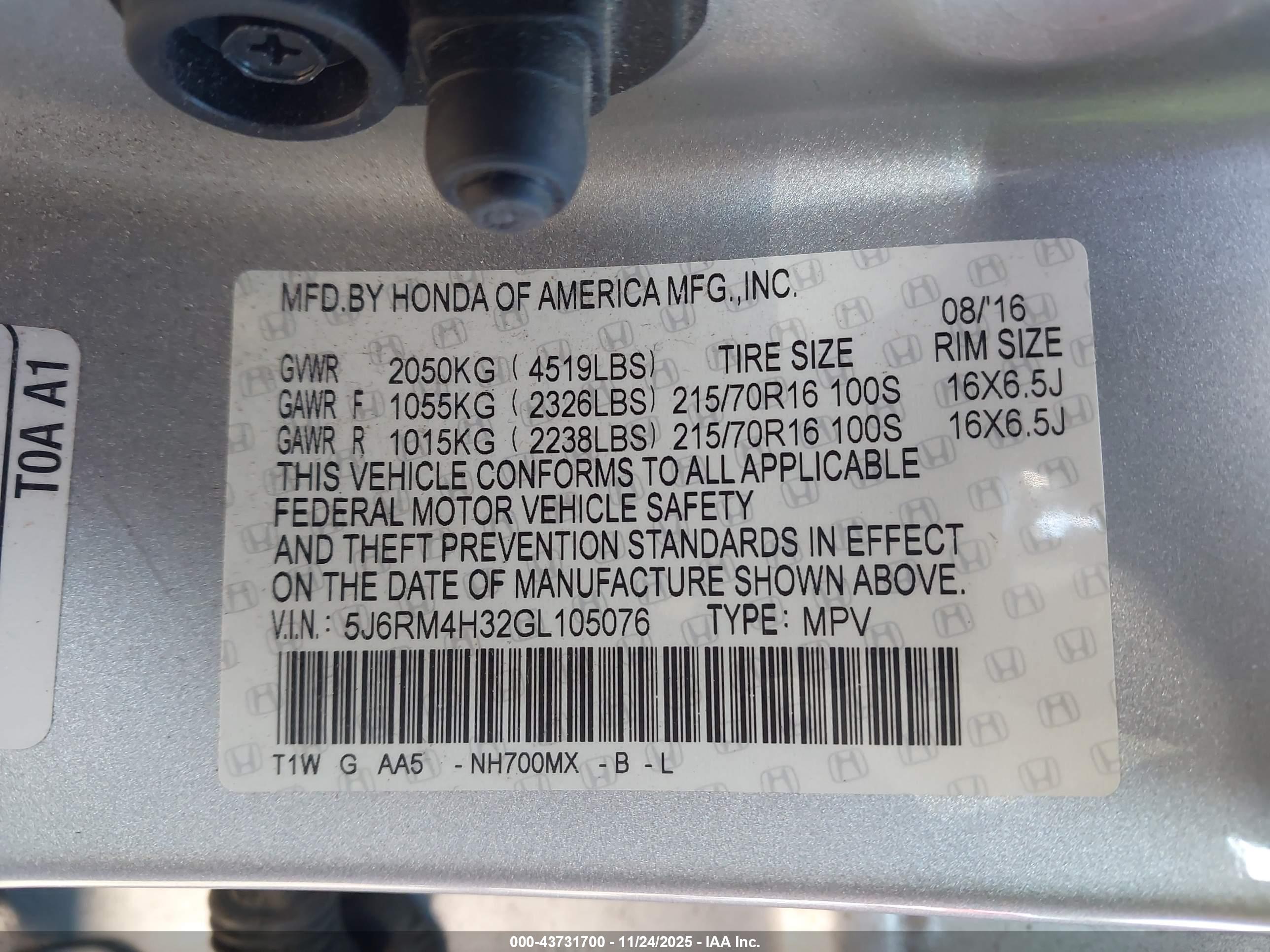HONDA CR-V image 9