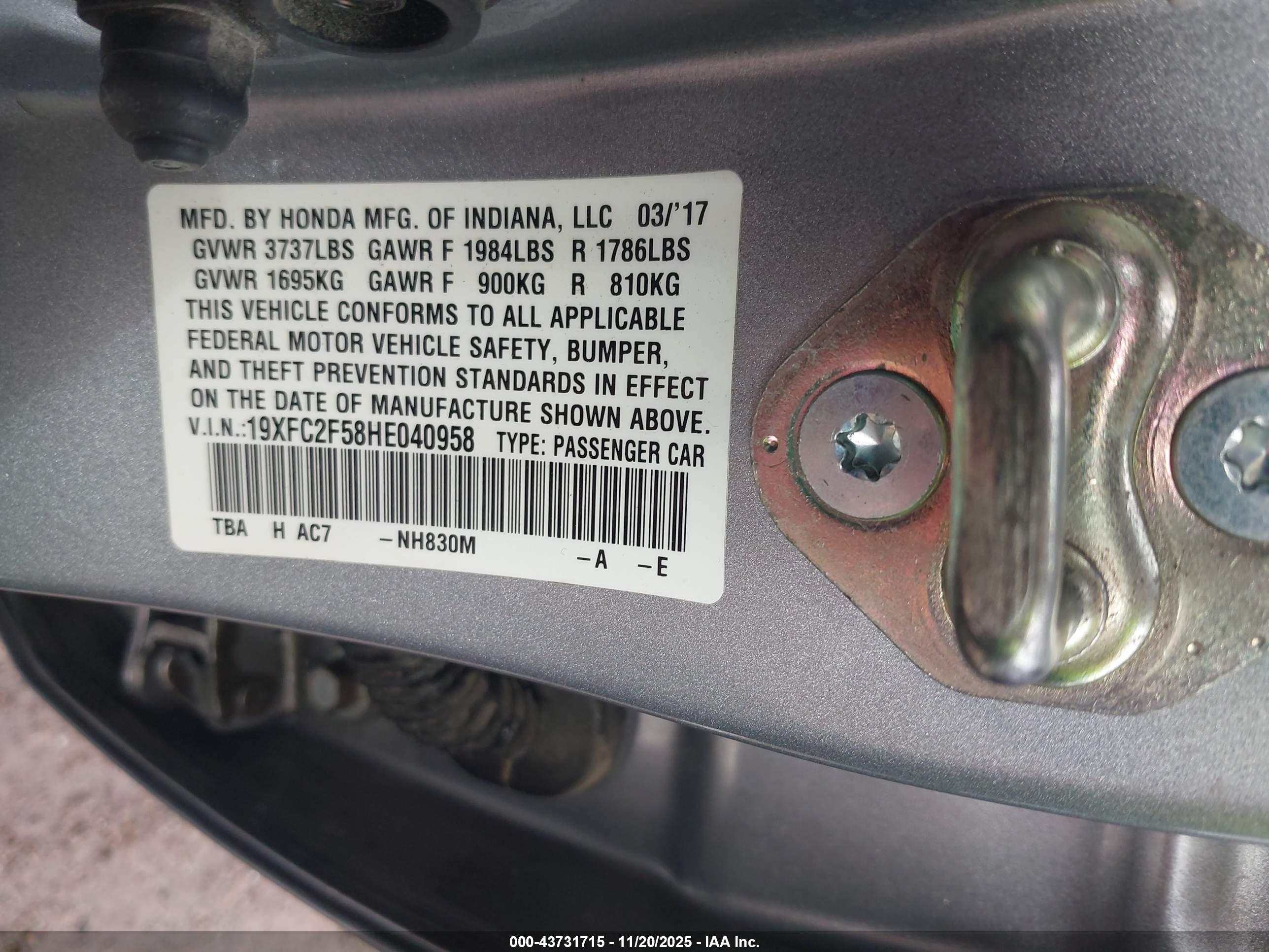HONDA CIVIC image 9