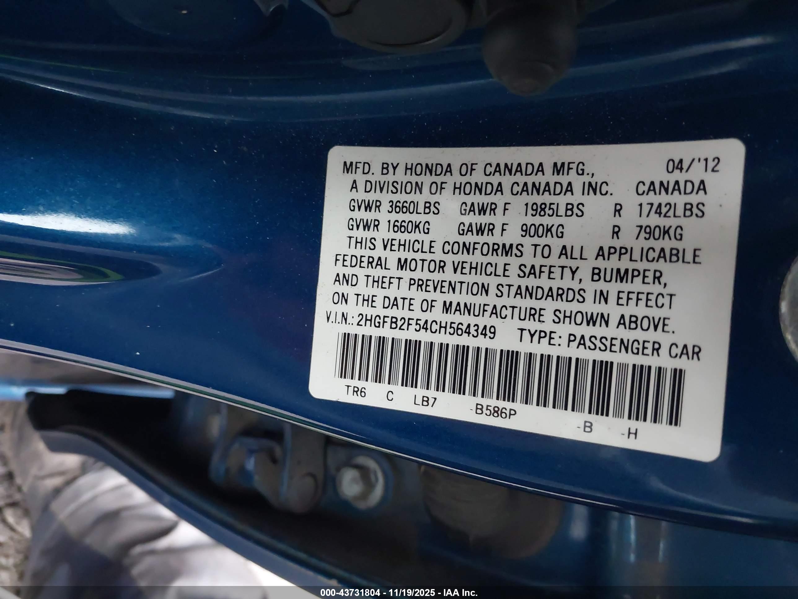 HONDA CIVIC image 9