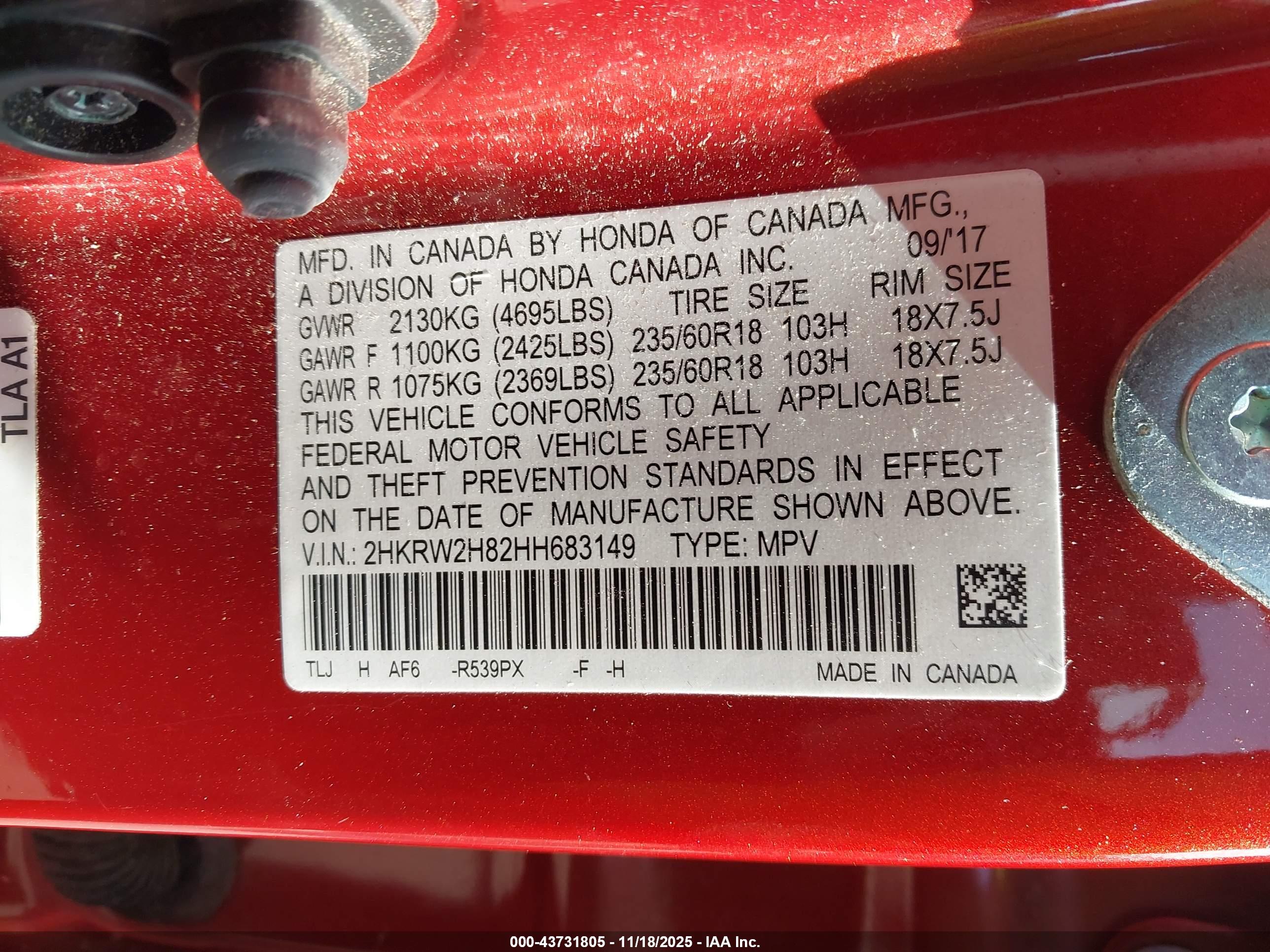 HONDA CR-V image 9