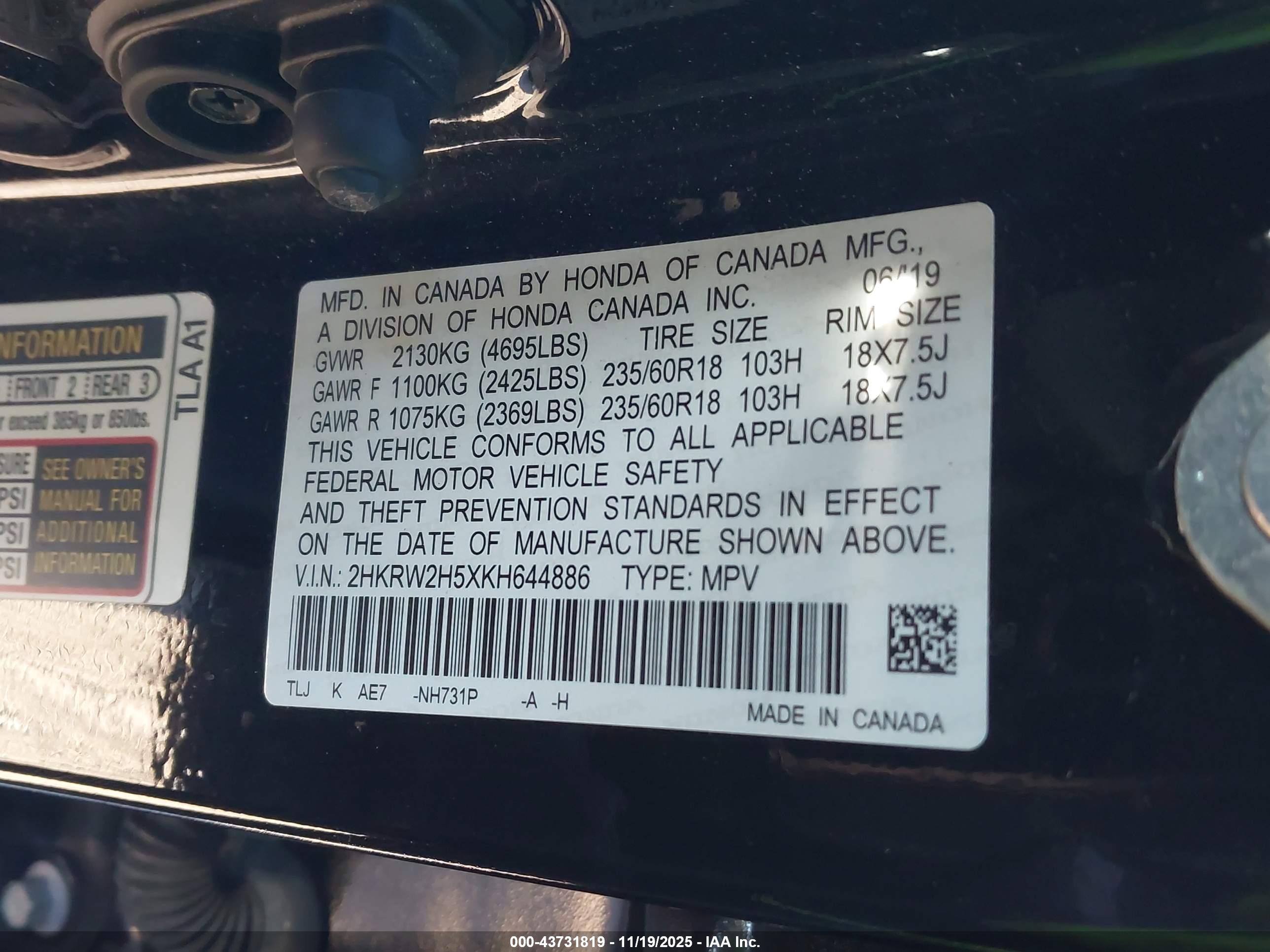 HONDA CR-V image 9