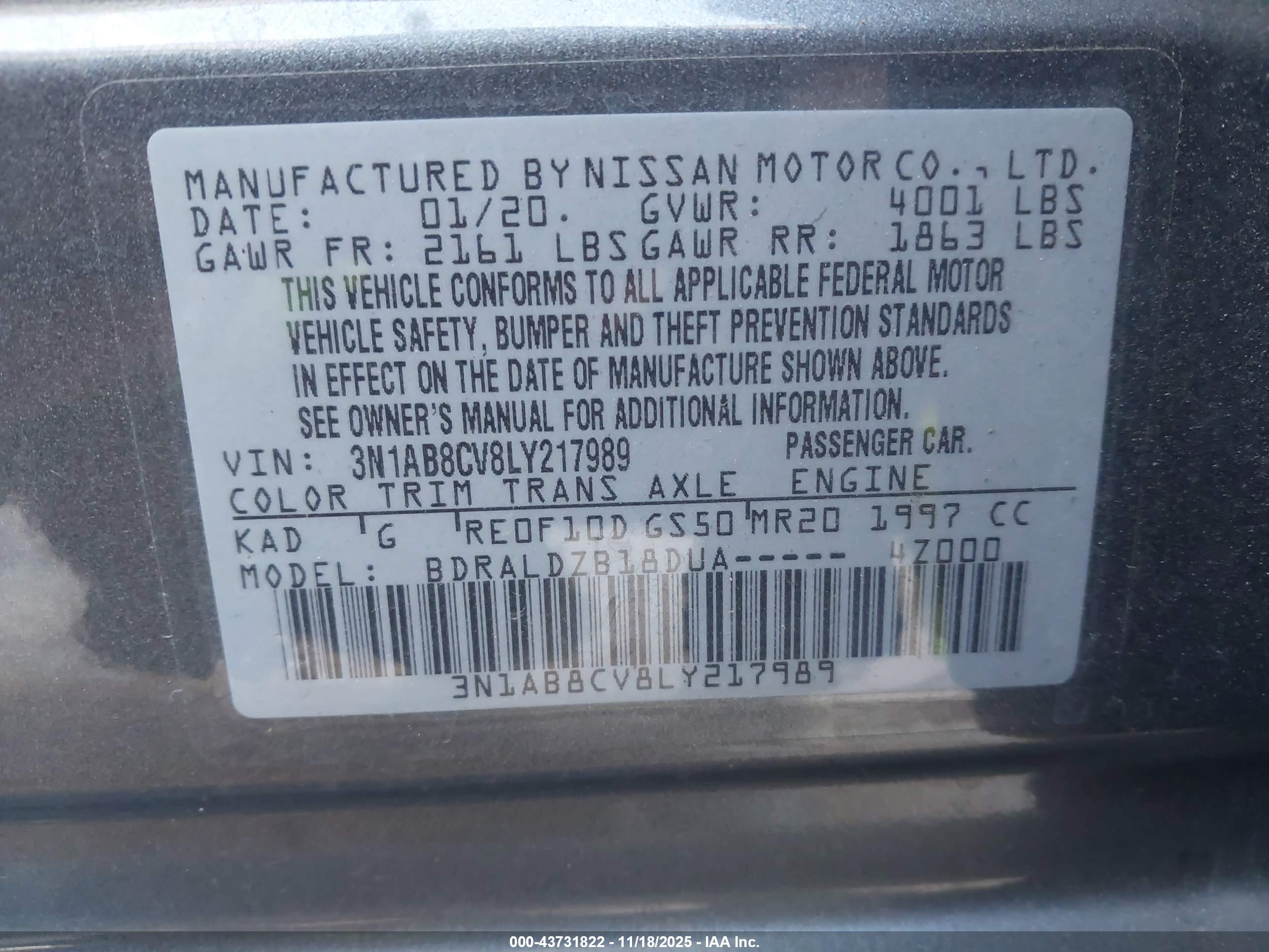 NISSAN SENTRA image 9
