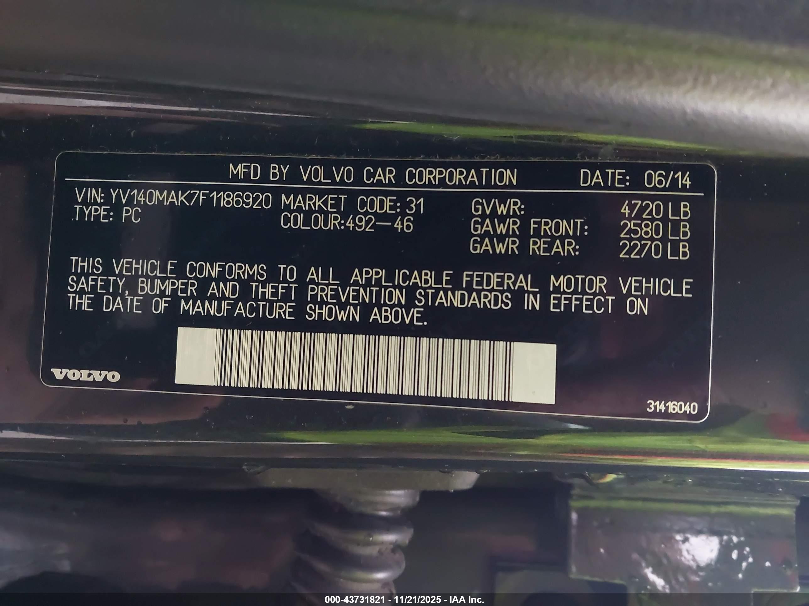 VOLVO S80 image 9