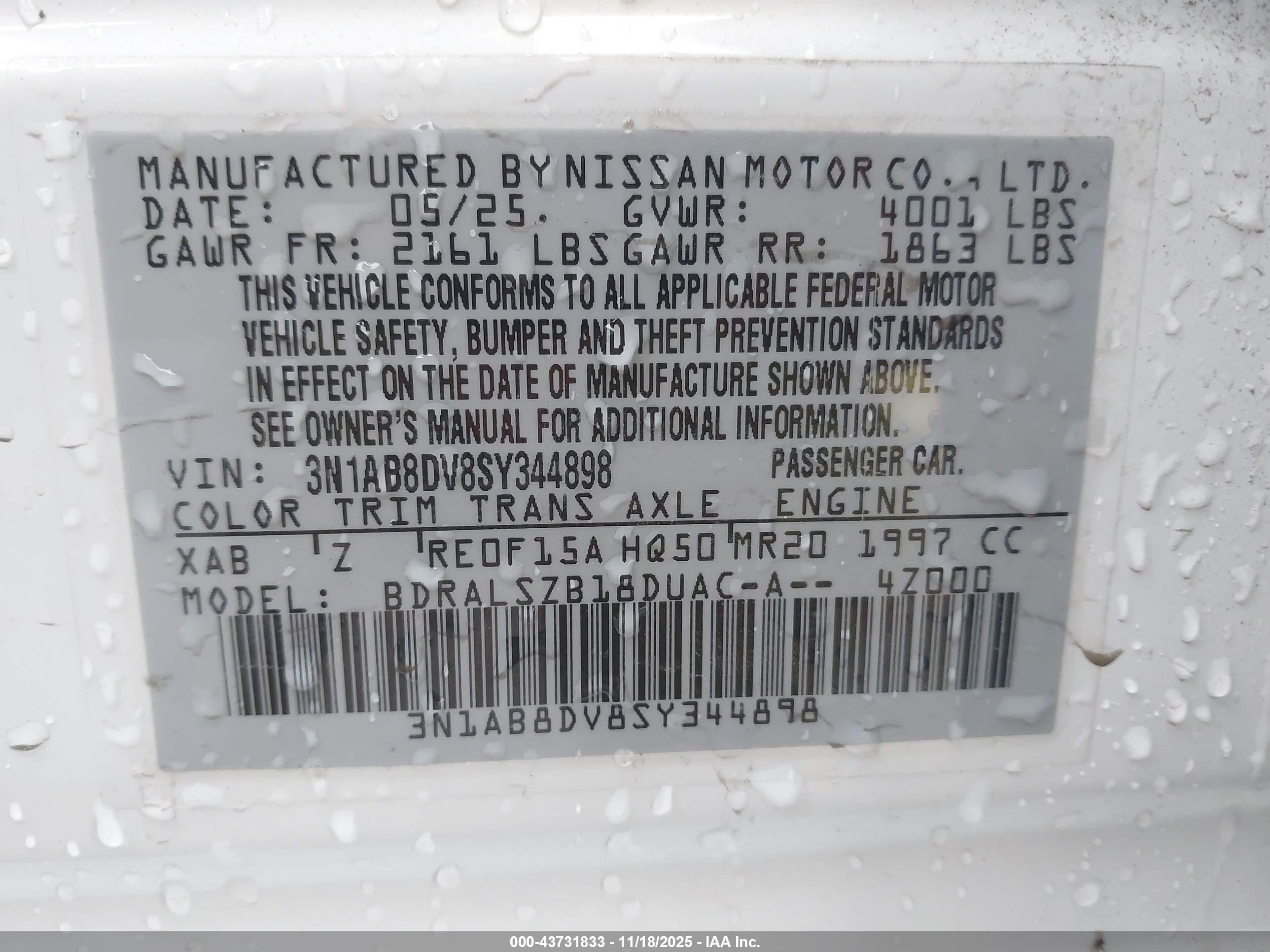NISSAN SENTRA image 9