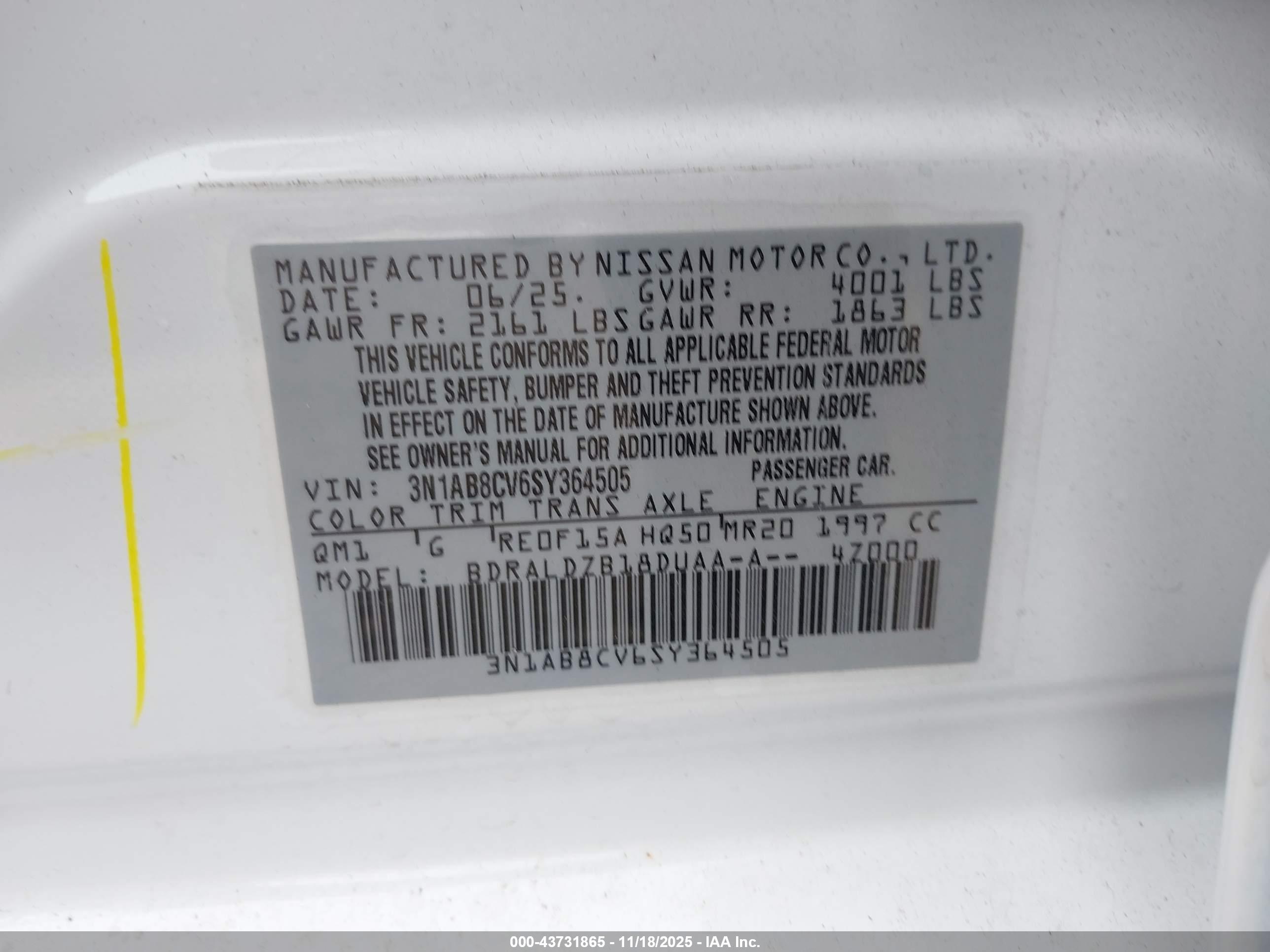 NISSAN SENTRA image 9